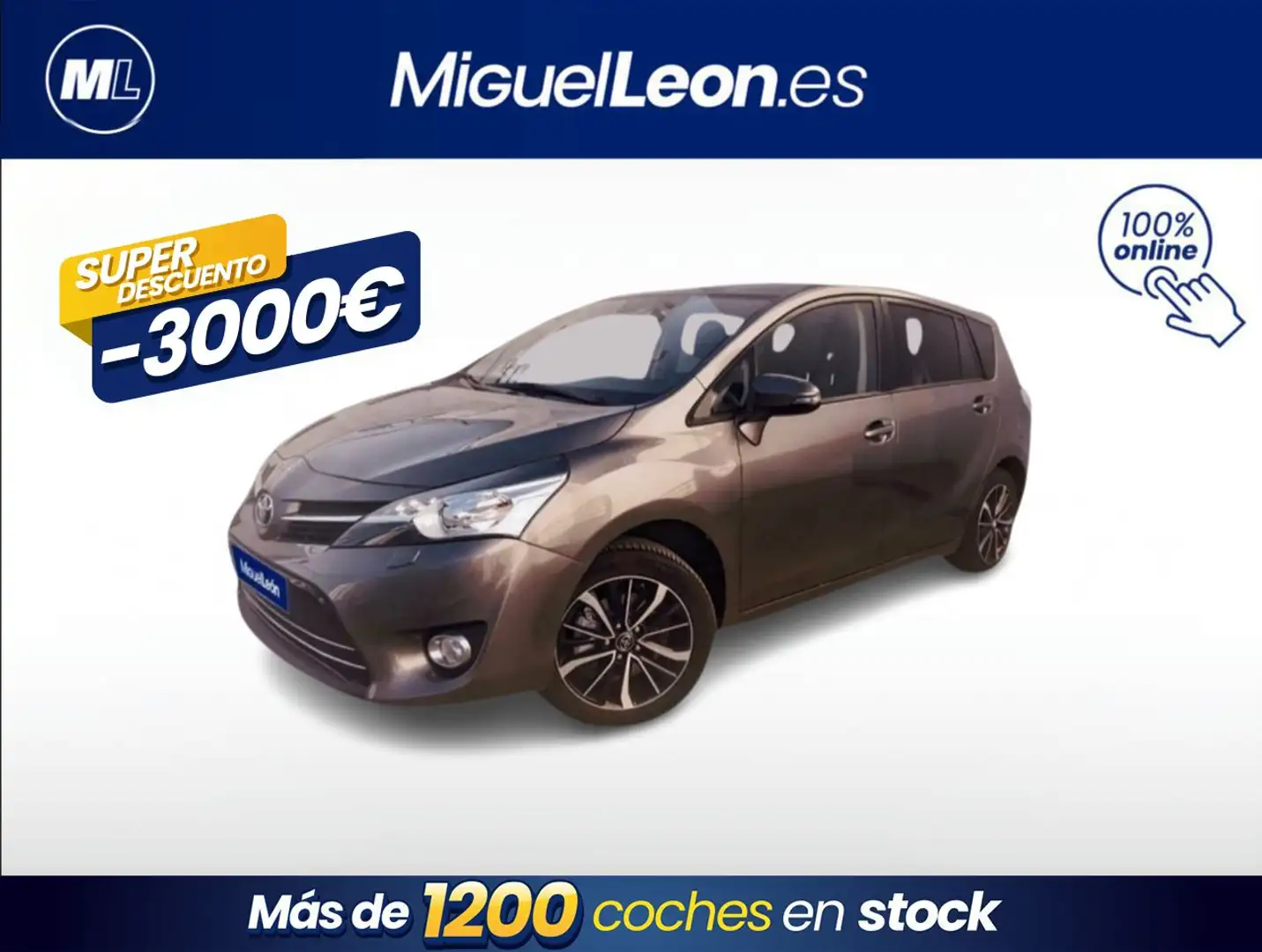 Toyota Verso 130 Advance 5pl. Gris - 1