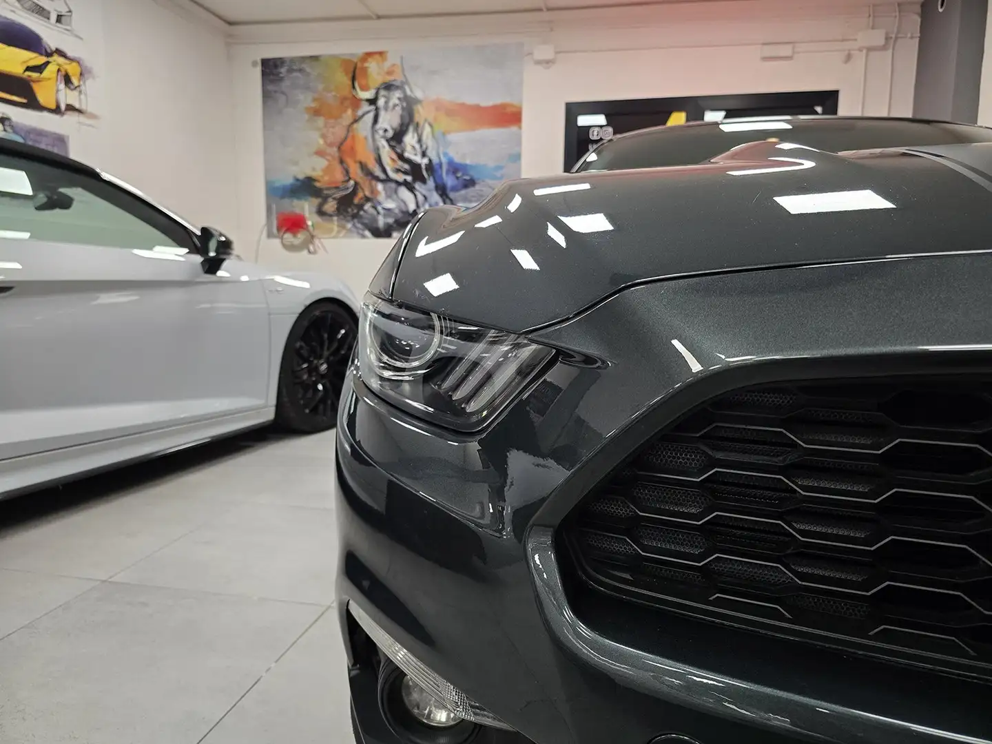 Ford Mustang 2.3 ECOBOOST 317CV_COLORE UNICO_SCARICO_GAR12 MESI Grau - 2