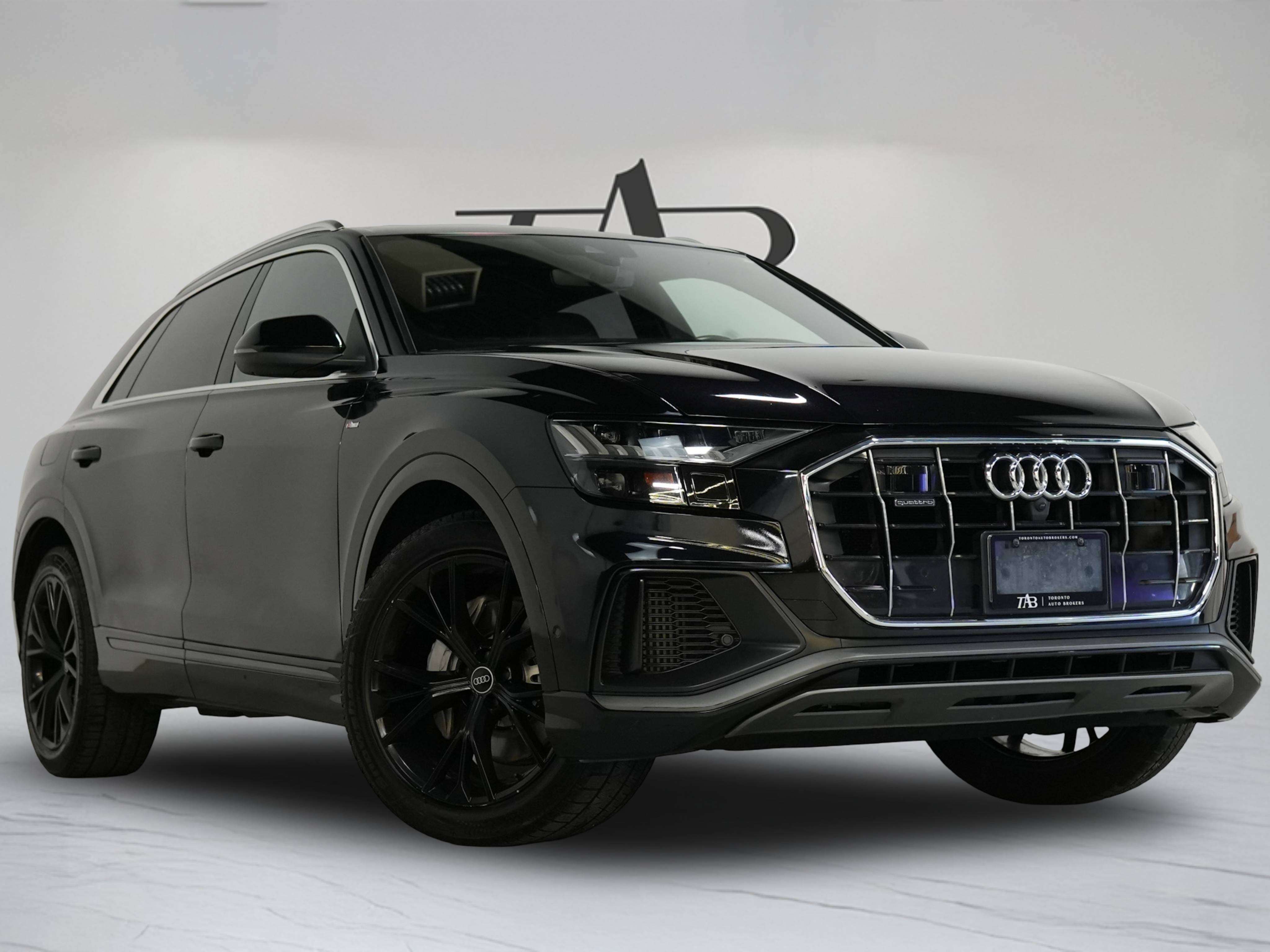 used 2021 Audi Q8 car, priced at $44,900