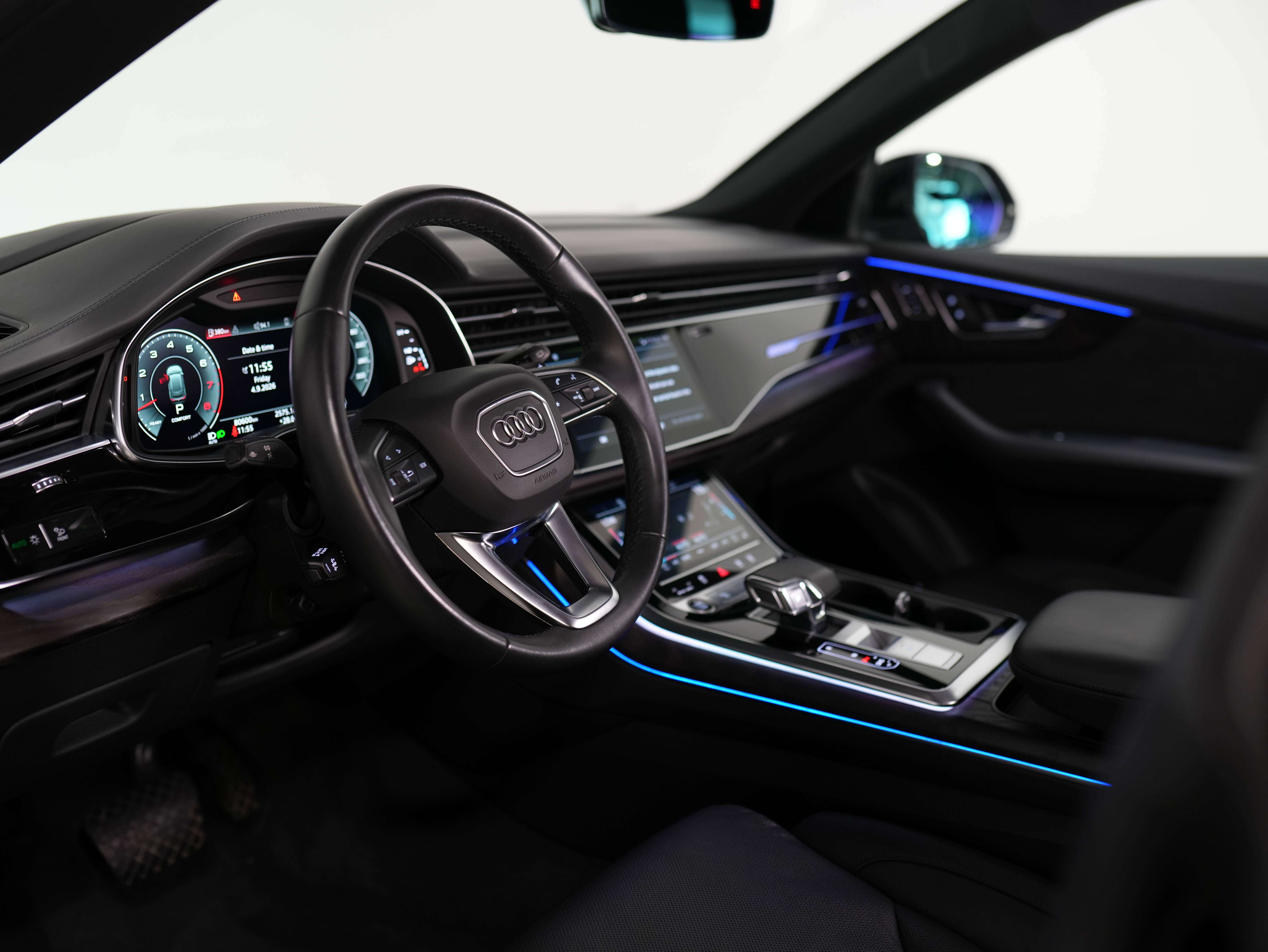 used 2021 Audi Q8 car, priced at $44,900