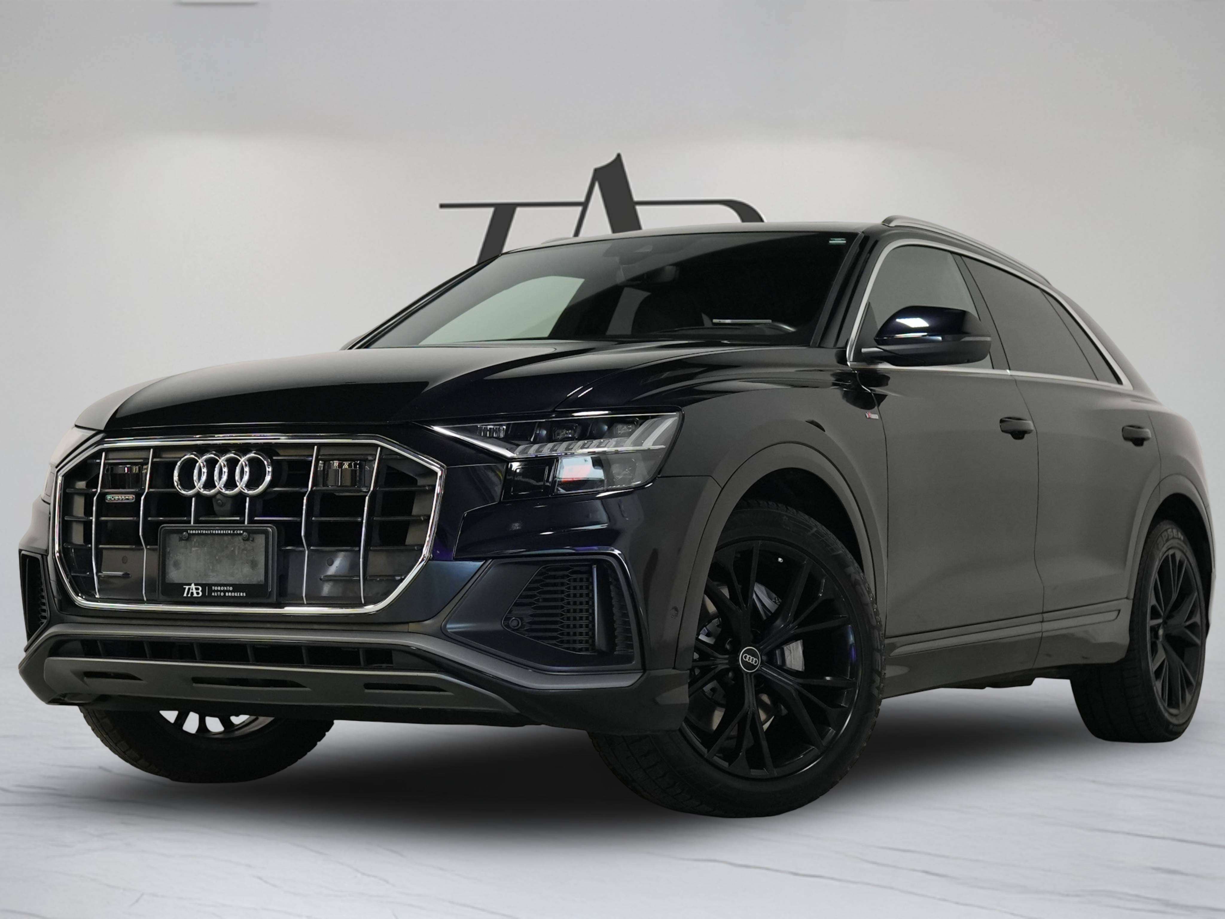 used 2021 Audi Q8 car, priced at $44,900