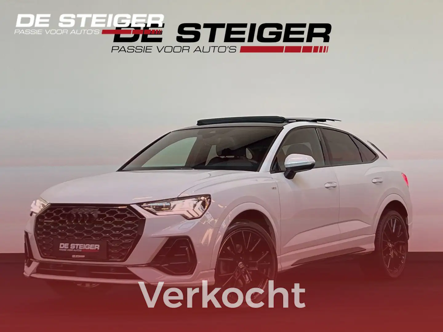 Audi Q3 Sportback 45 TFSI e 3 x S line Pano Sfeer Leder RS Weiß - 1