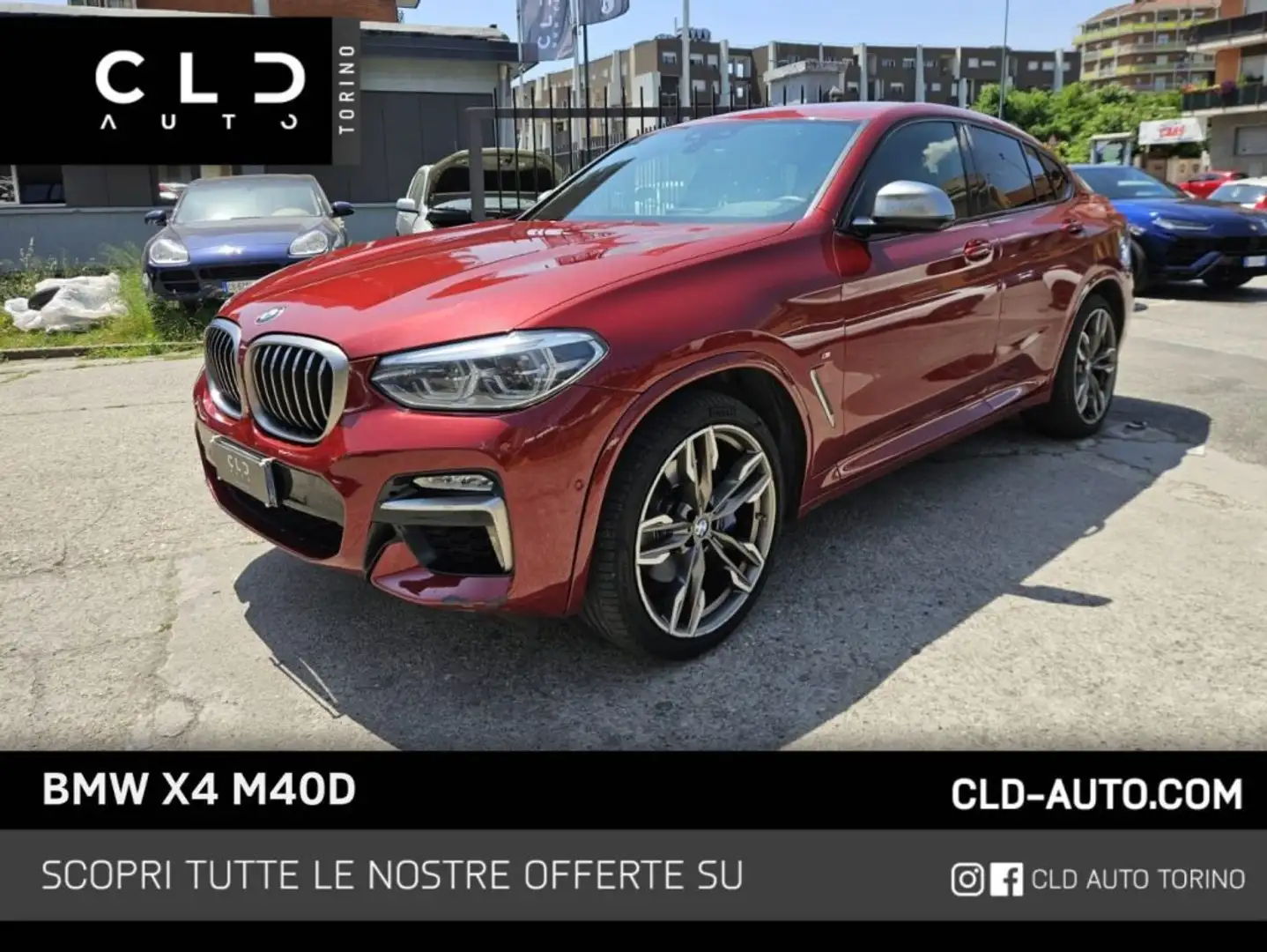 BMW X4 xDriveM40d Rosso - 1