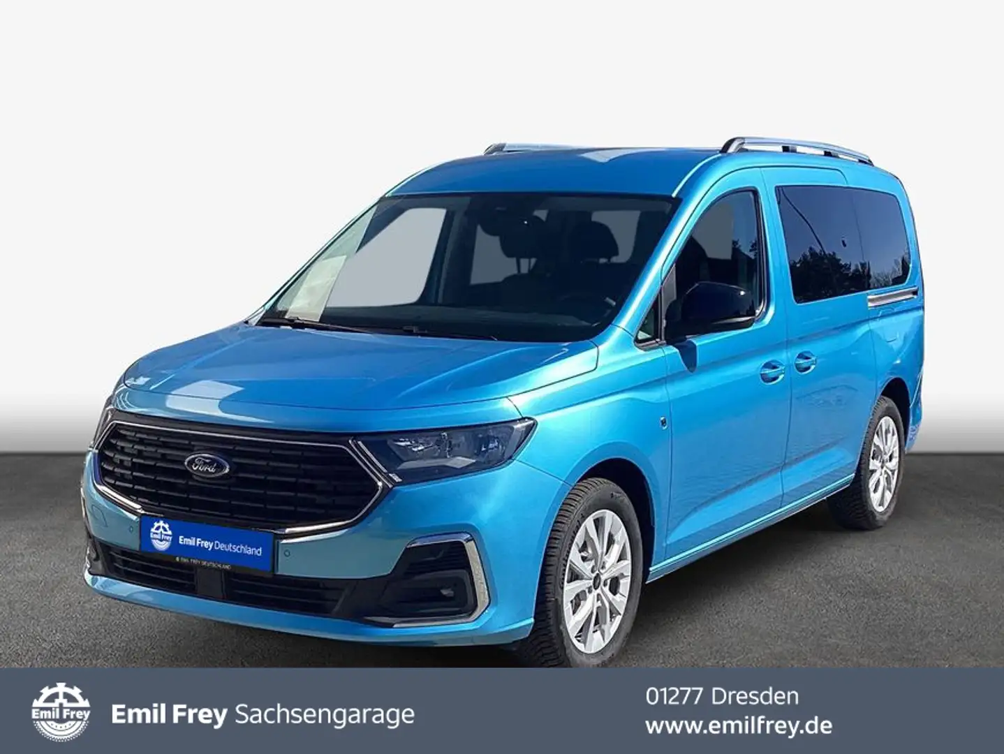 Ford Grand Tourneo Connect 1.5 Aut. TITANIUM 7 Sitzer Blauw - 1