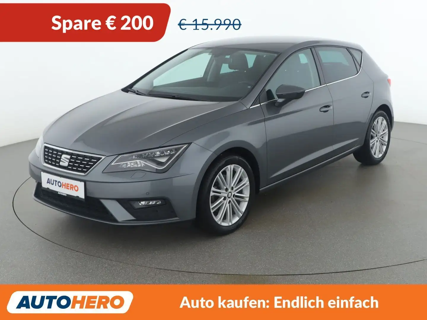 SEAT Leon 1.6 TDI Xcellence Grau - 1