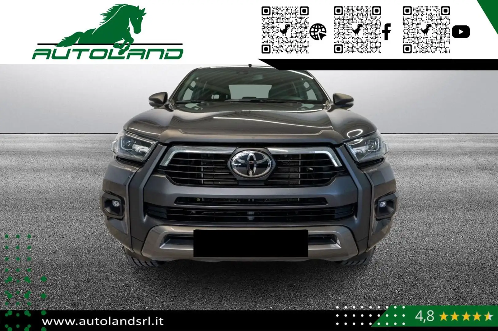 Toyota Hilux Invincible 2.8d  A/T 4WD Double Cab *Iva Esclusa* Grigio - 2