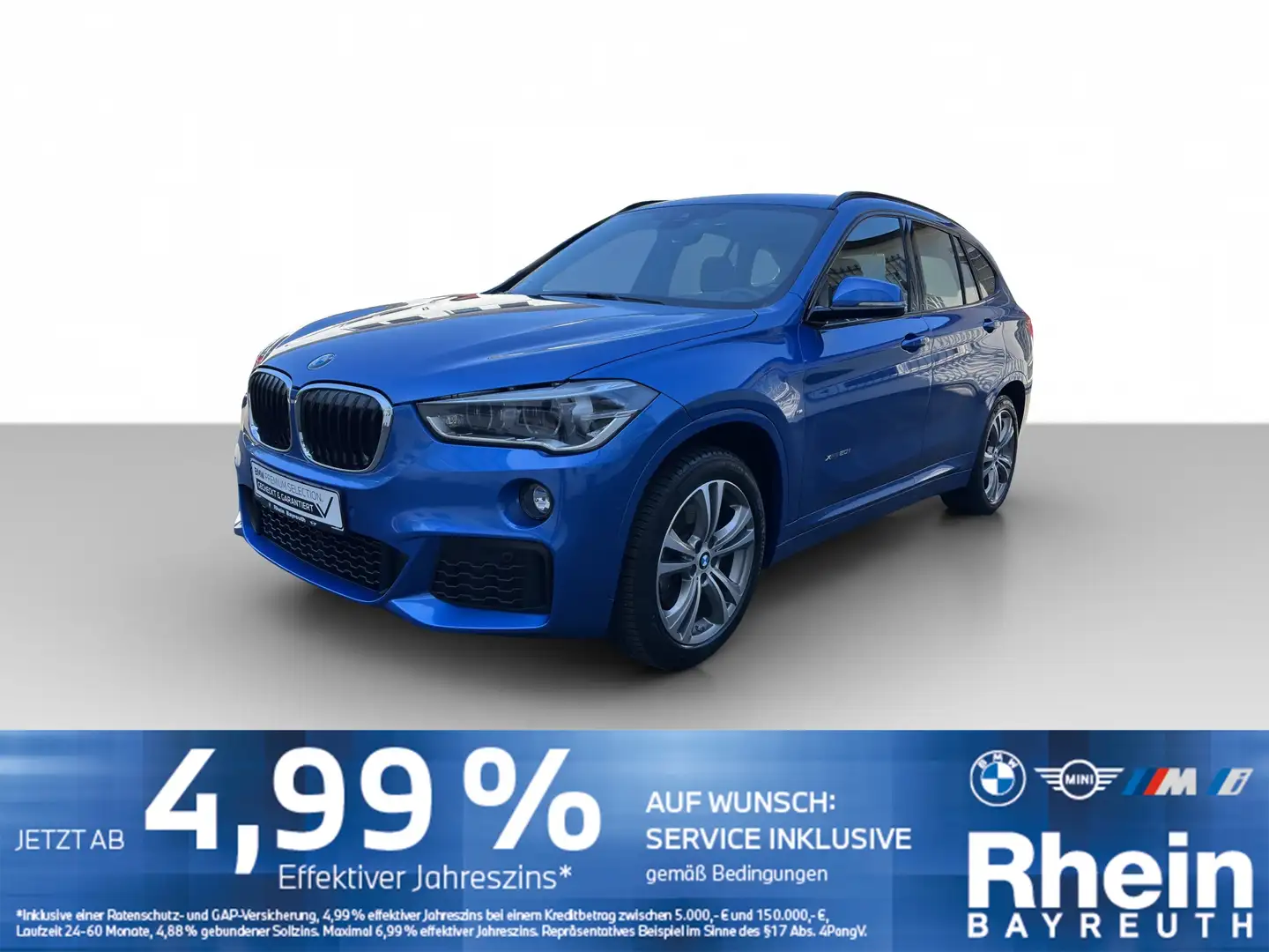 BMW X1 xDrive20i M Sport Navi LED Hifi Parkassist Navi LE Bleu - 1