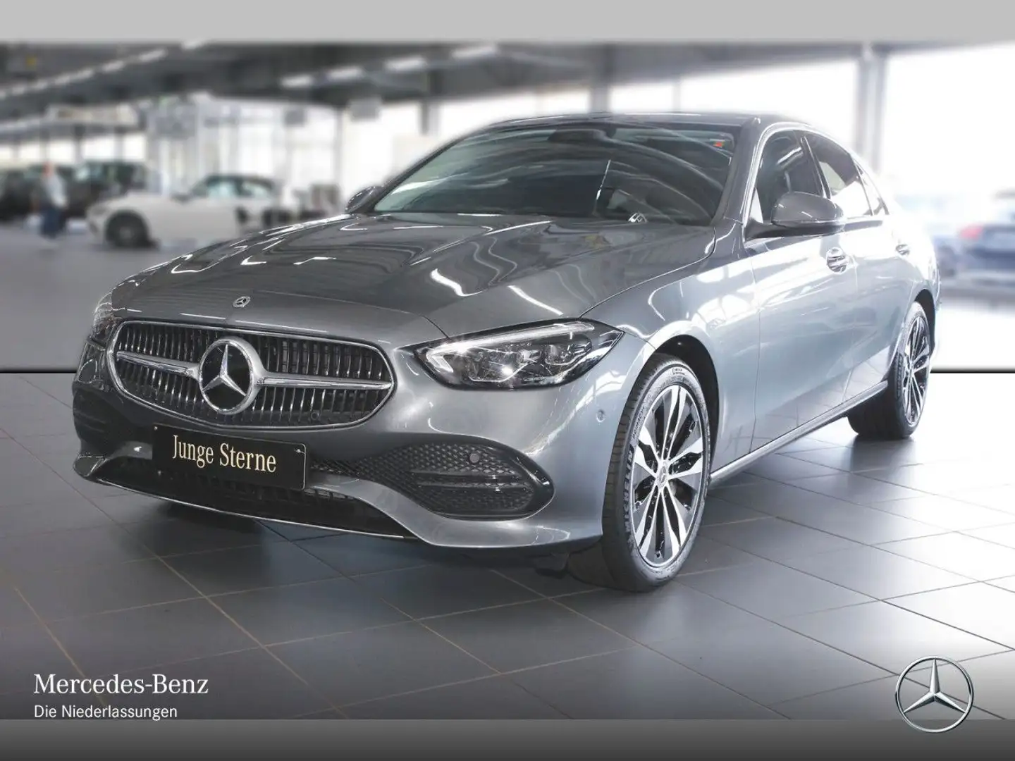 Mercedes-Benz C 300 e AVANTG+LED+KAMERA+TOTW+KEYLESS+9G Grau - 2