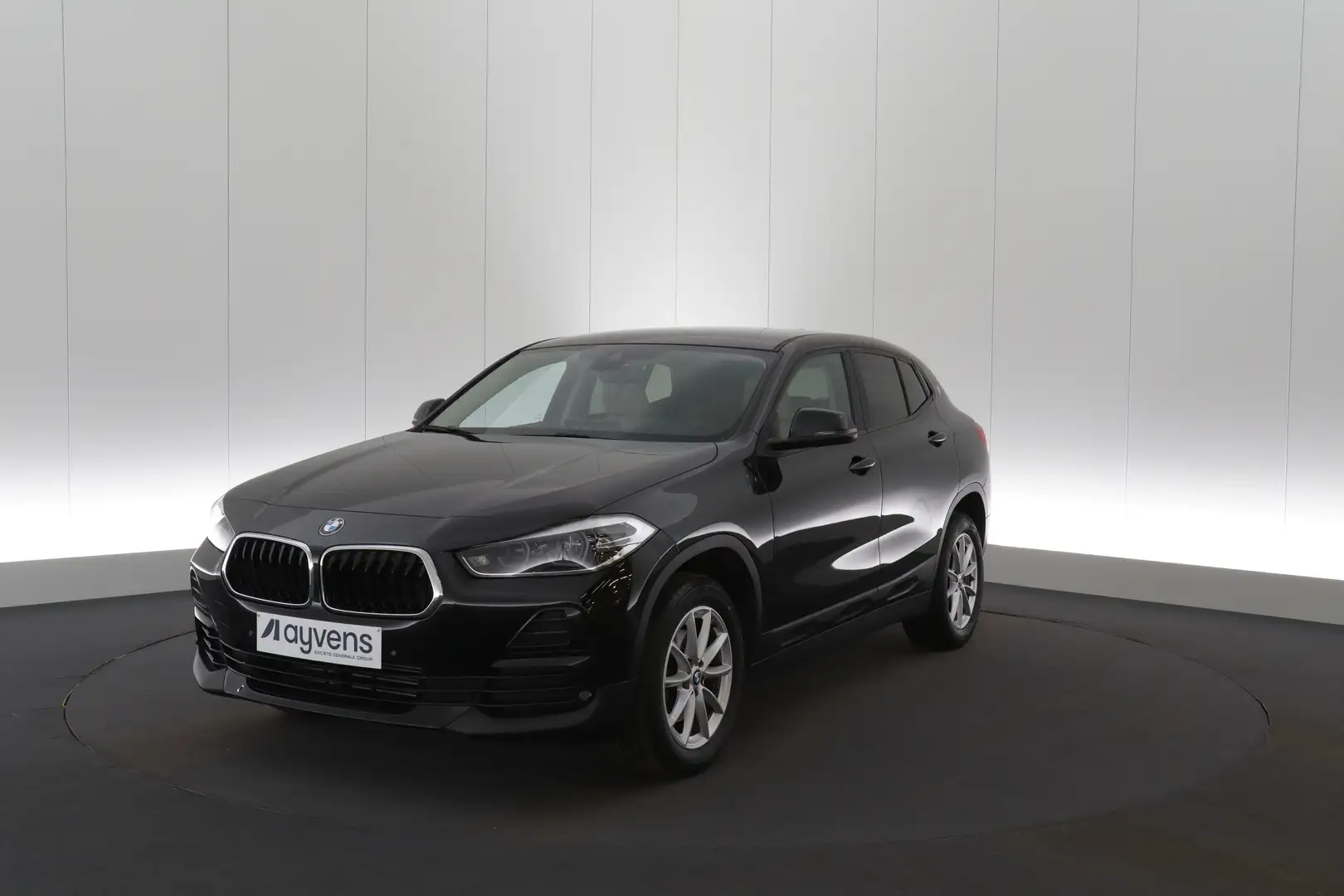 BMW X2 2.0dA sDrive18 Business+ LEDER/CUIR LED GPS PDC CA Schwarz - 1