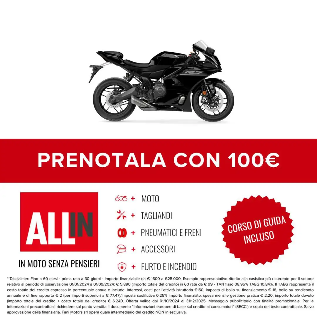 Yamaha YZF-R7 YZF R7 2026 Nero - 2