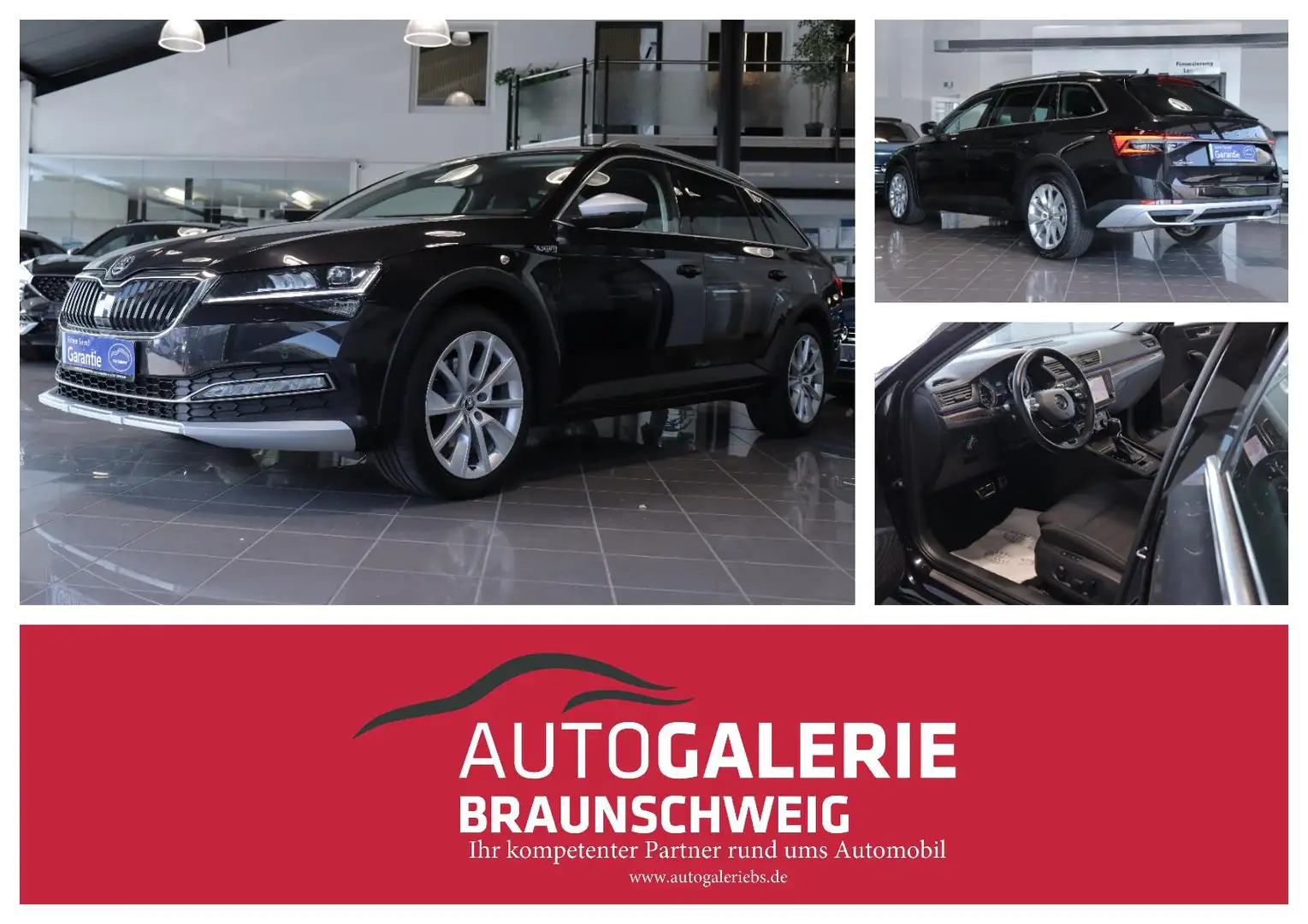 Skoda Superb 2.0 TDI DSG Scout 4x4 Schwarz - 1