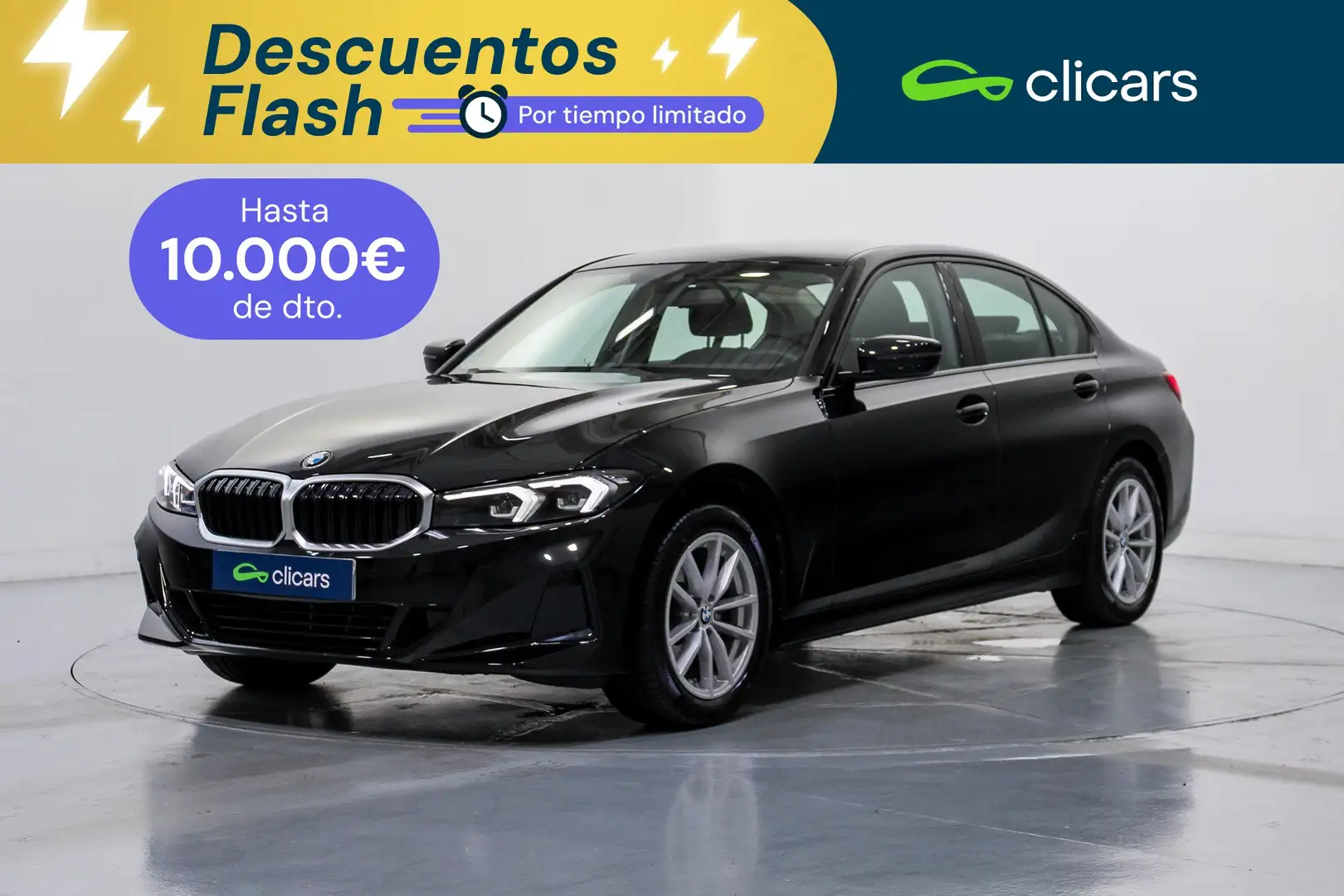 BMW 318 318dA Negro - 1