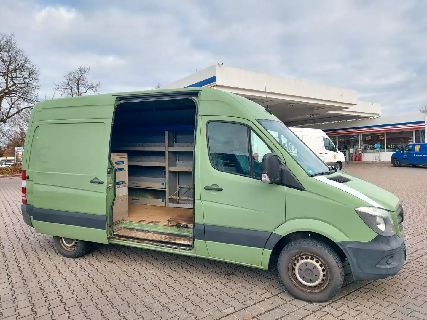 Mercedes-Benz Sprinter II Kasten 313 /314 KLima Standheizung Grün - 1
