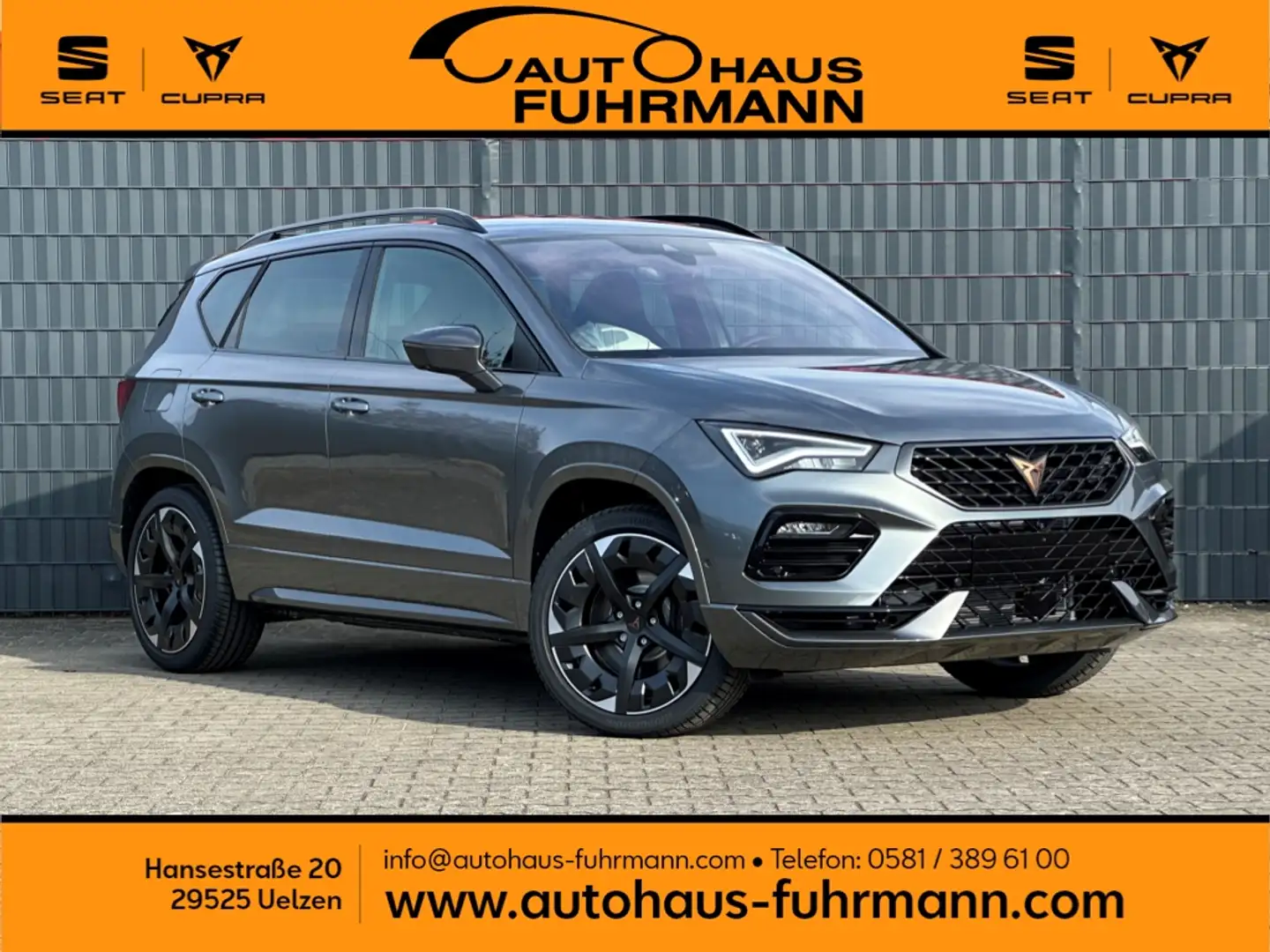 CUPRA Ateca VZ 4D 2.0 TSI DSG AHK/BEATS/eSITZ/FS-HEIZ Grigio - 1