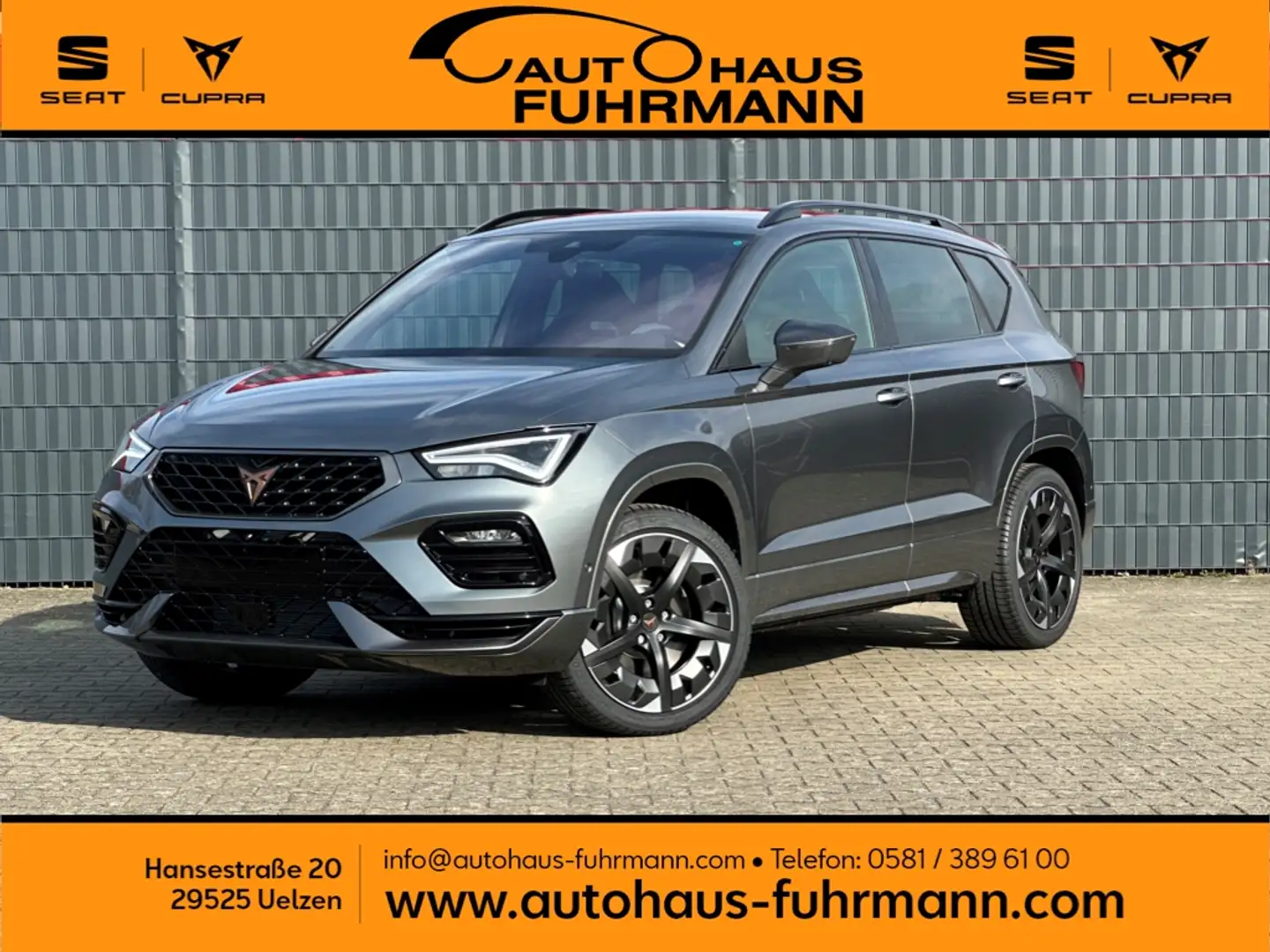 CUPRA Ateca VZ 4D 2.0 TSI DSG AHK/BEATS/eSITZ/FS-HEIZ Grigio - 2