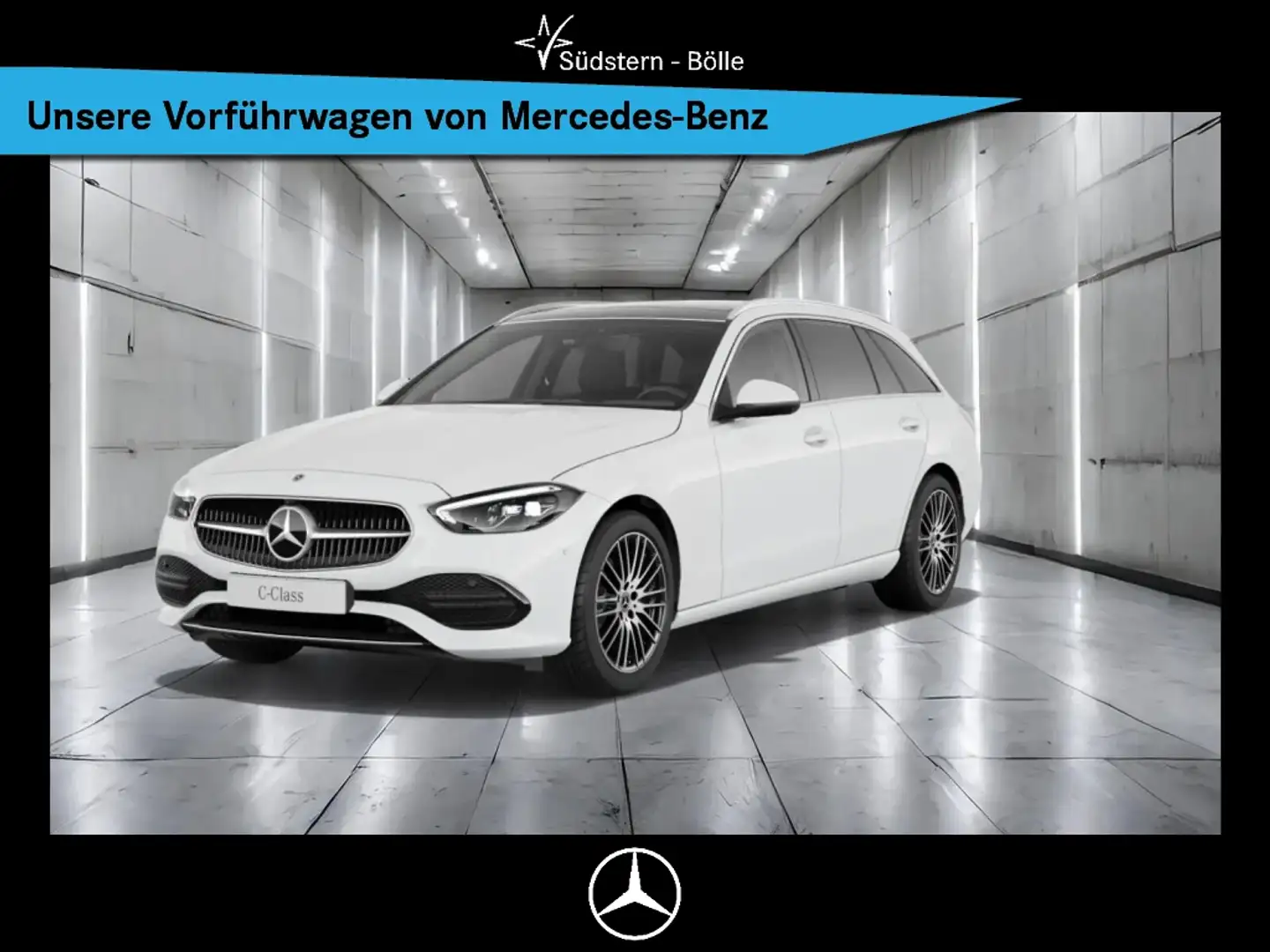 Mercedes-Benz C 200 d T-Mod AVANTGARDE+AMBIENTE+DISTRO+MEMORY Weiß - 1
