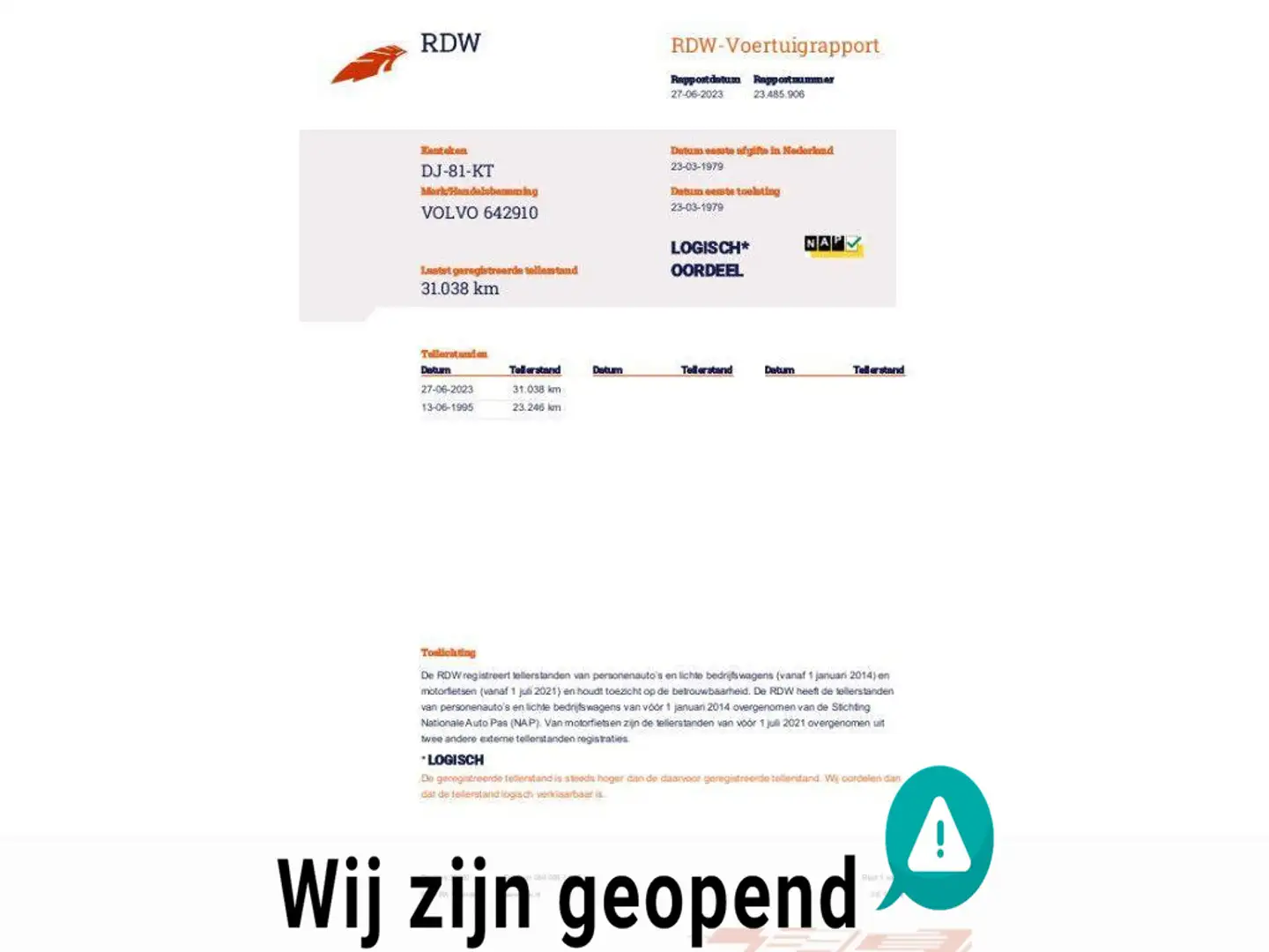 Volvo 66 DL juweeltje originele uitvoering en bekleding Червоний - 1