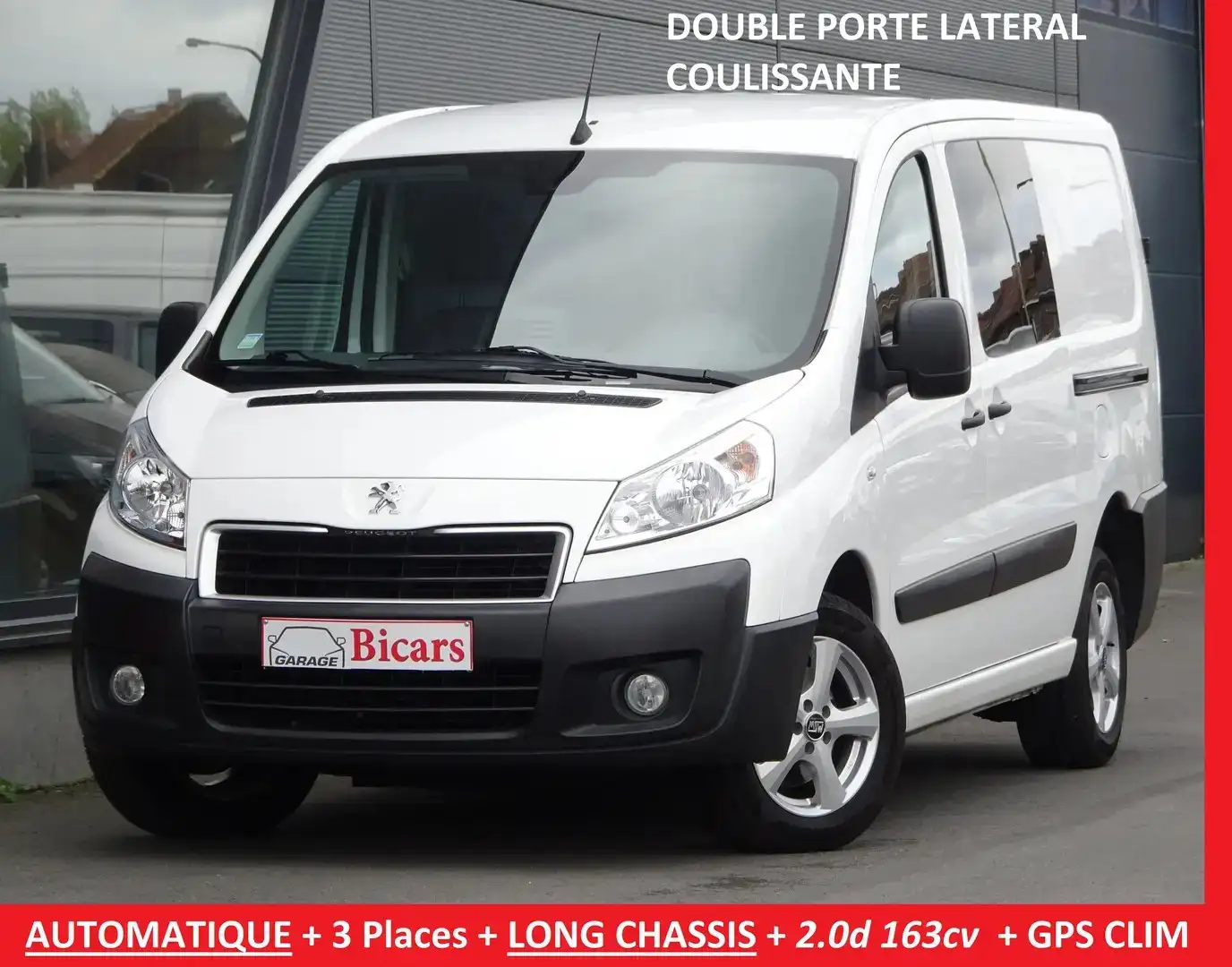 Peugeot Expert 2.0 AUTOMATIQUE 163pk *LONG Chassis* CARNET 1er Pr Wit - 1