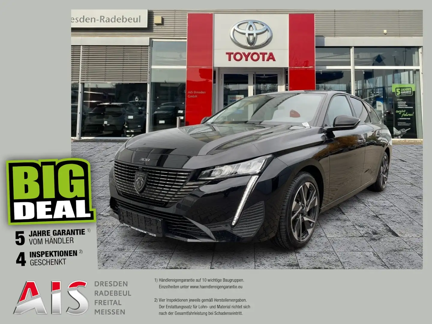 Peugeot 308 1.2 PureTech 130 SW Allure Navi*KAM*DAB*SHZ Noir - 1