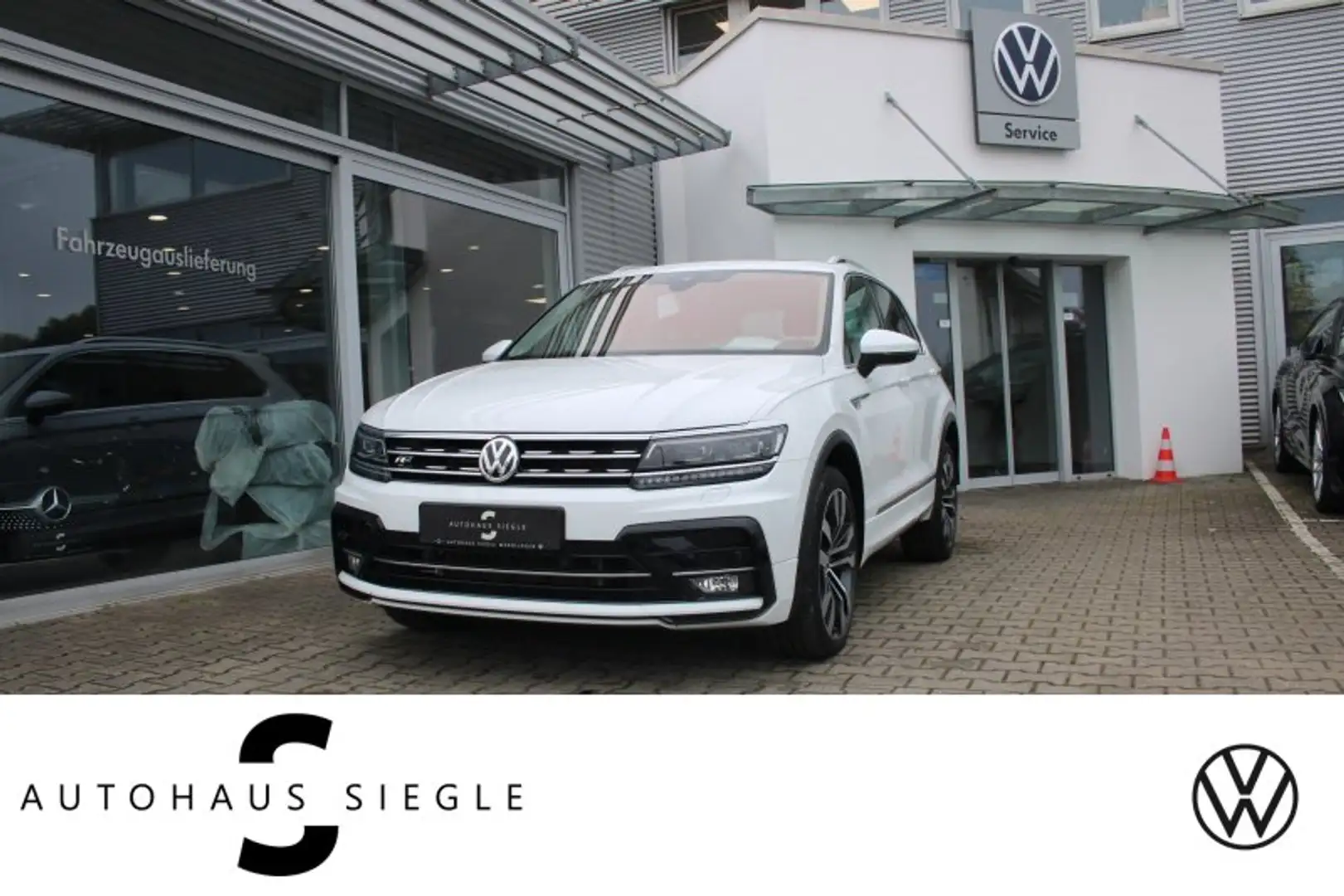 Volkswagen Tiguan 2.0 TDI 4Motion R-Line DSG Pano AHK ACC 20 Zoll  S Weiß - 1