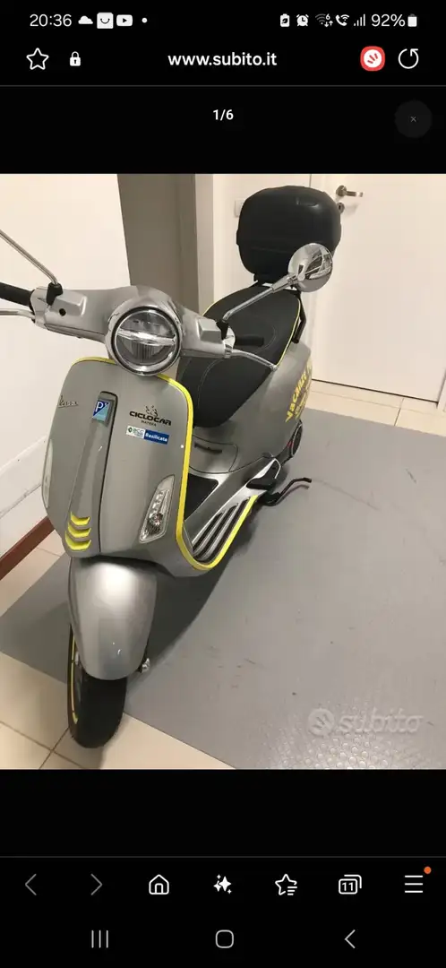 Vespa Elettrica 70 km/h Серый - 2