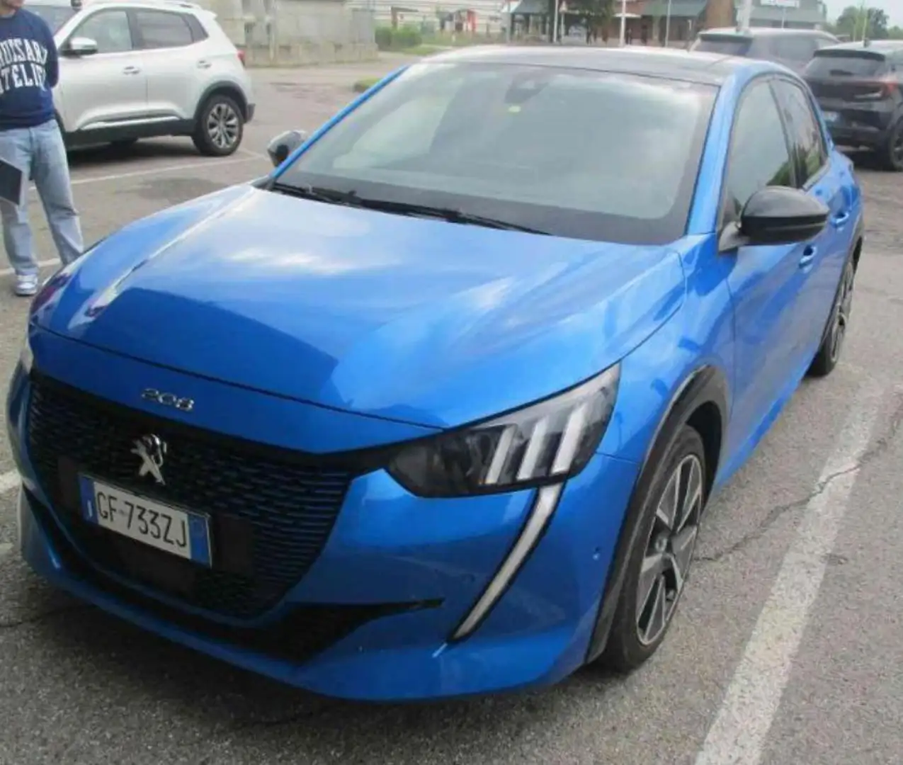 Peugeot e-208 motore elettrico 136 CV 5 porte GT Pack Blu/Azzurro - 1