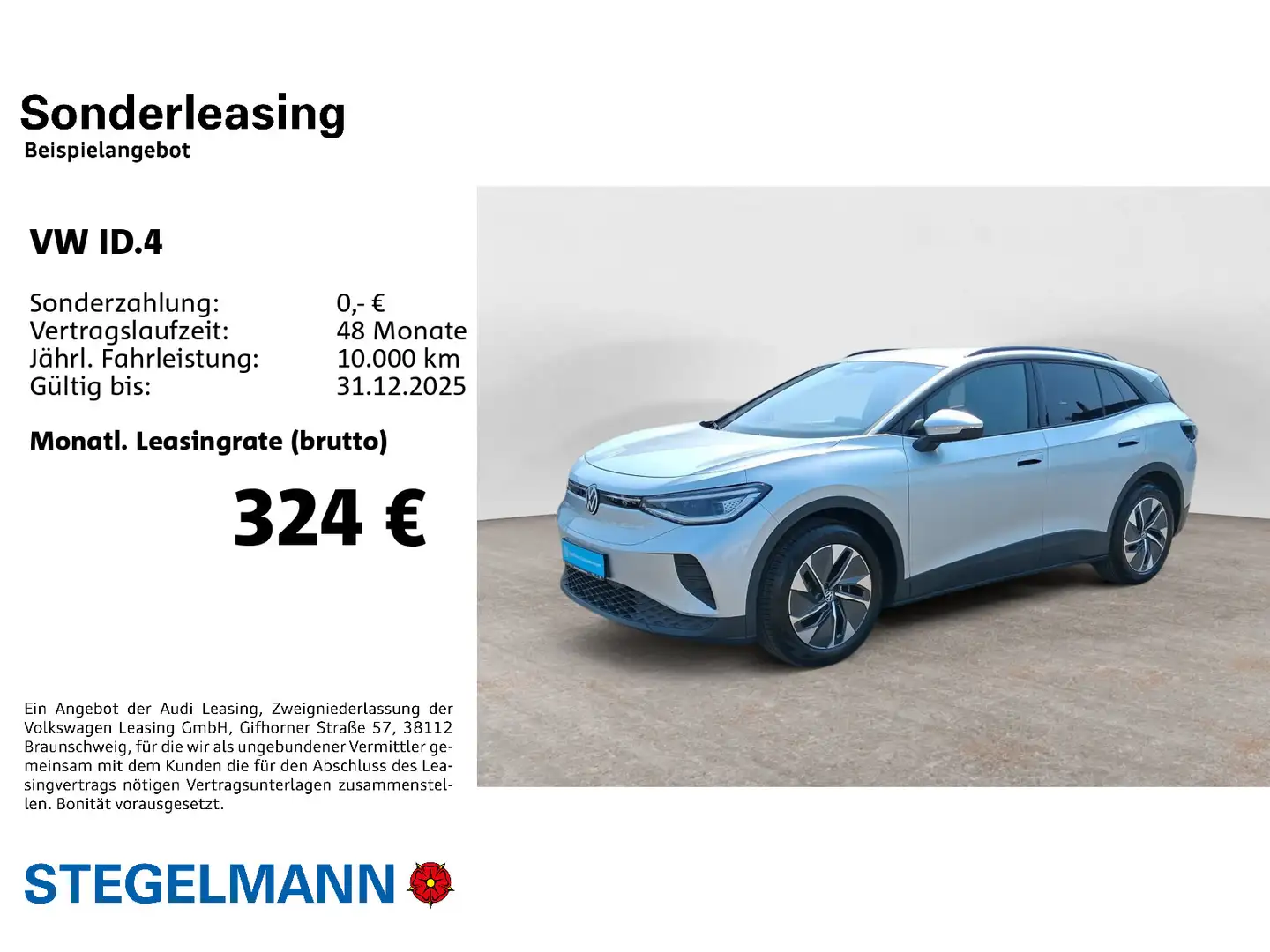 Volkswagen ID.4 Pure Performance 125kW/52kWh *LED*Navi*+3J. Silber - 2