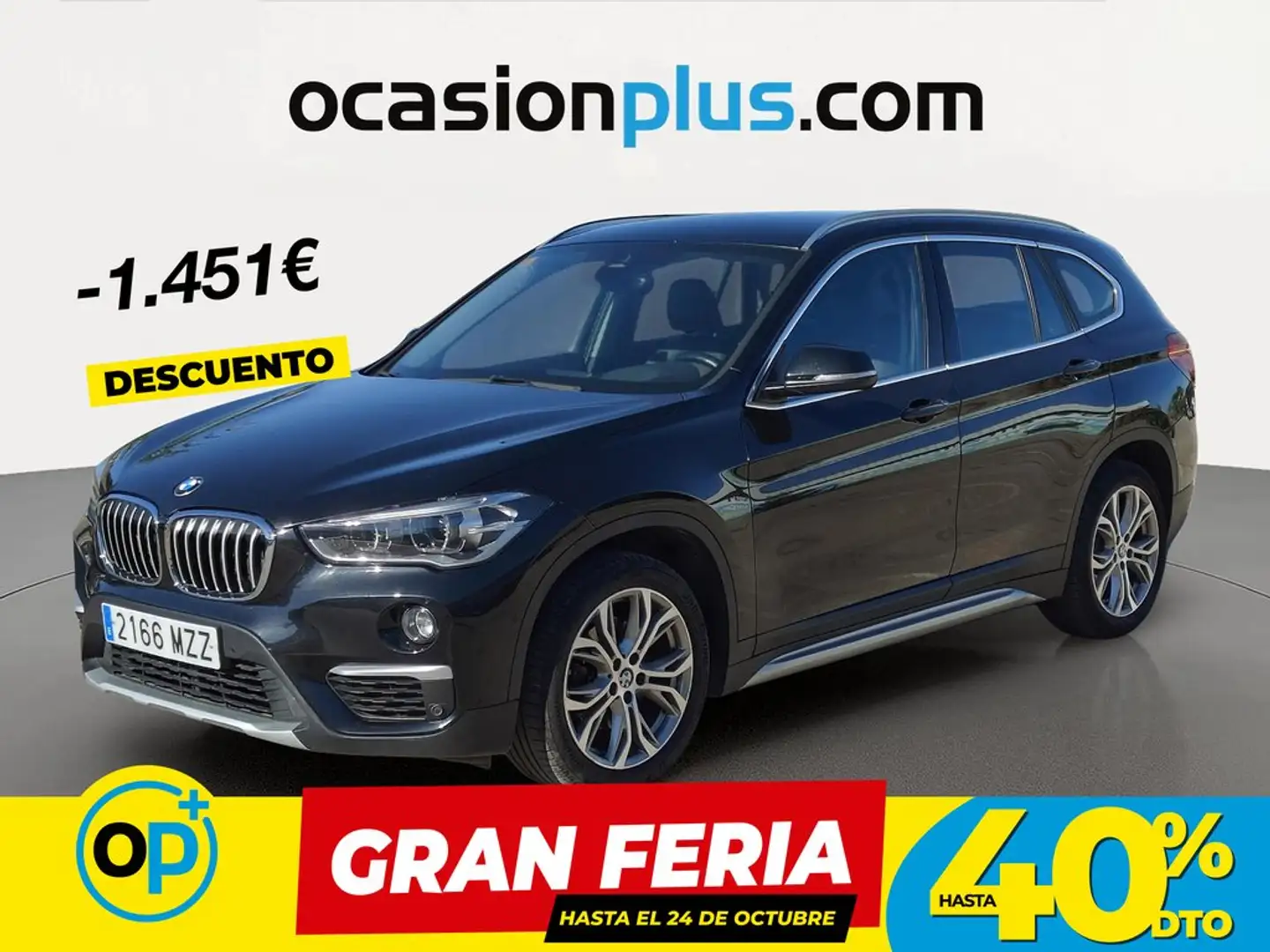 BMW X1 xDrive 18dA Negro - 1