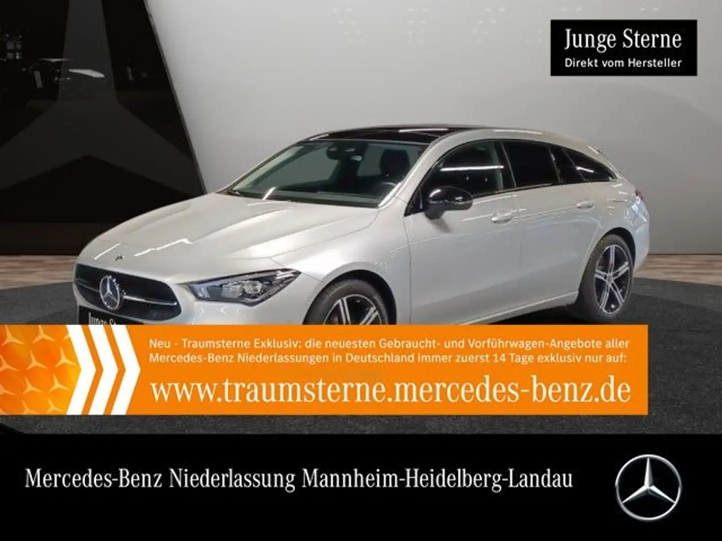 Mercedes-Benz CLA 200 d PROGRESSIVE+NIGHT+PANO+AHK+LED+KAMERA+8G Silber - 1