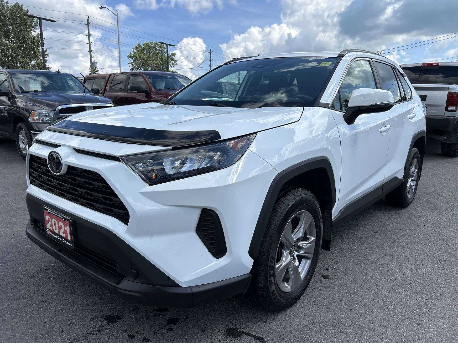 White 2021 Toyota RAV4 SUV / Crossover All-Wheel Drive Automatic