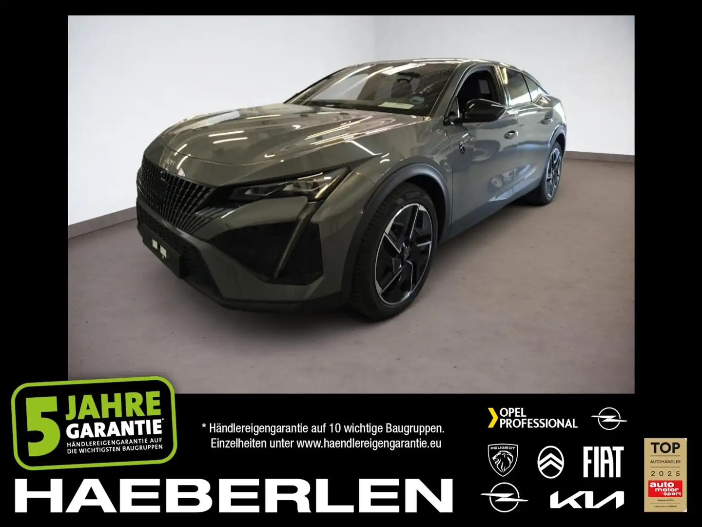 Peugeot 408 1.2 Puretech 130 GT ACC+LED+Navi+SHZ+2xKlima Grau - 1