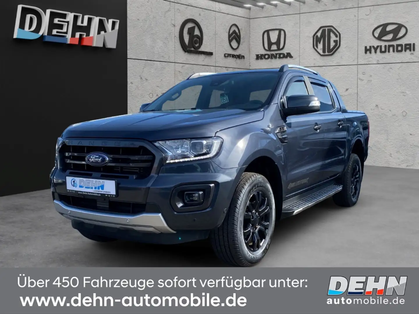 Ford Ranger 2.0 TDCI DOKA Wildtrack Standh. AHK Rollo A Szürke - 2