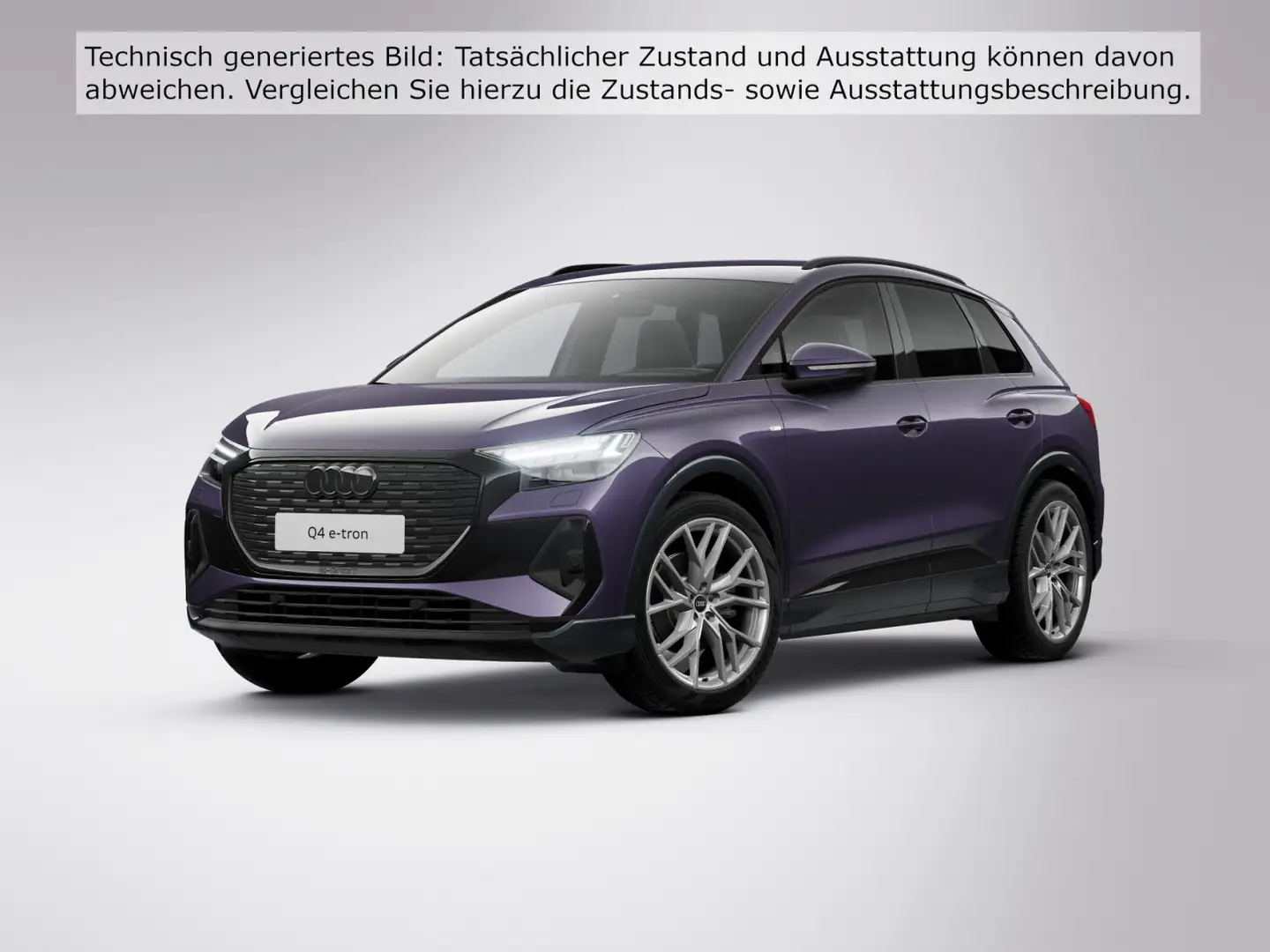 Audi Q4 e-tron 35 S line*Navi*Matrix*Alu*SONOS*HUD*AH Violett - 2