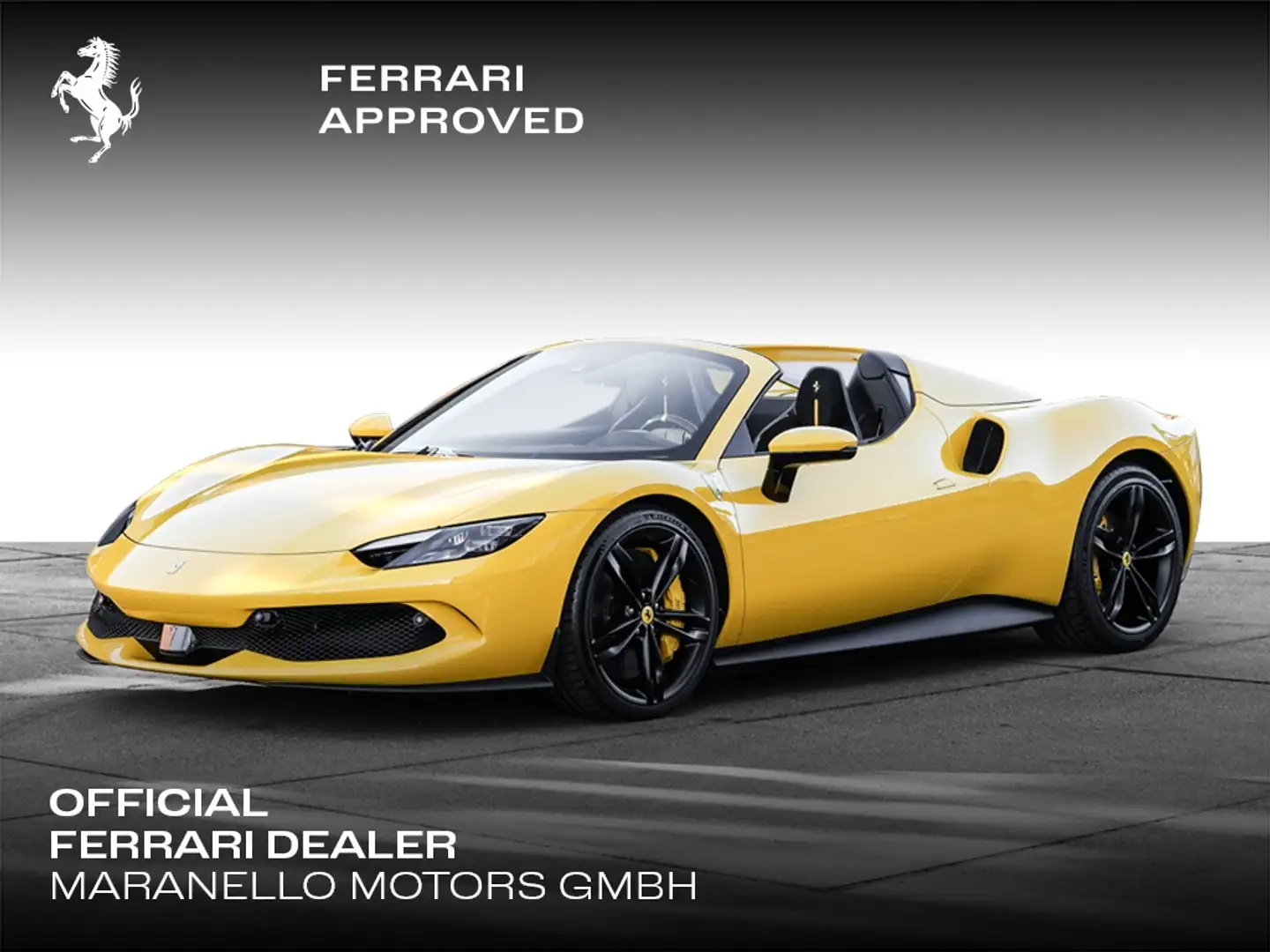 Ferrari 296 *Lift*Racingsitze*Carbon+LED*1.Hd.* Gelb - 1