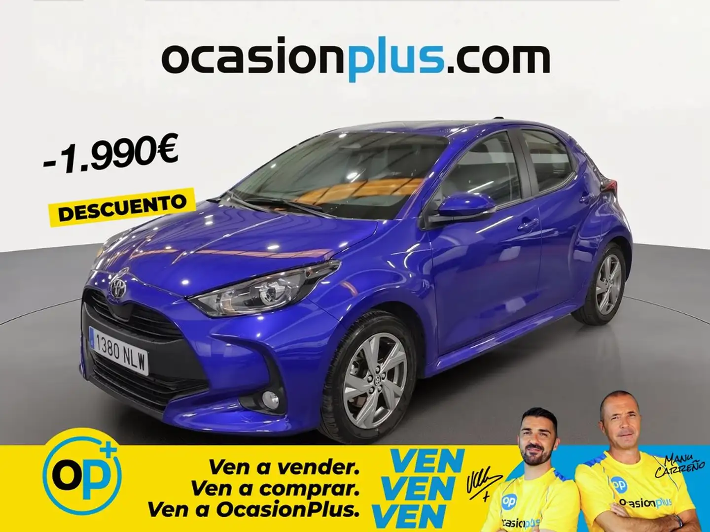 Toyota Yaris 120H 1.5 Active Plus Azul - 1