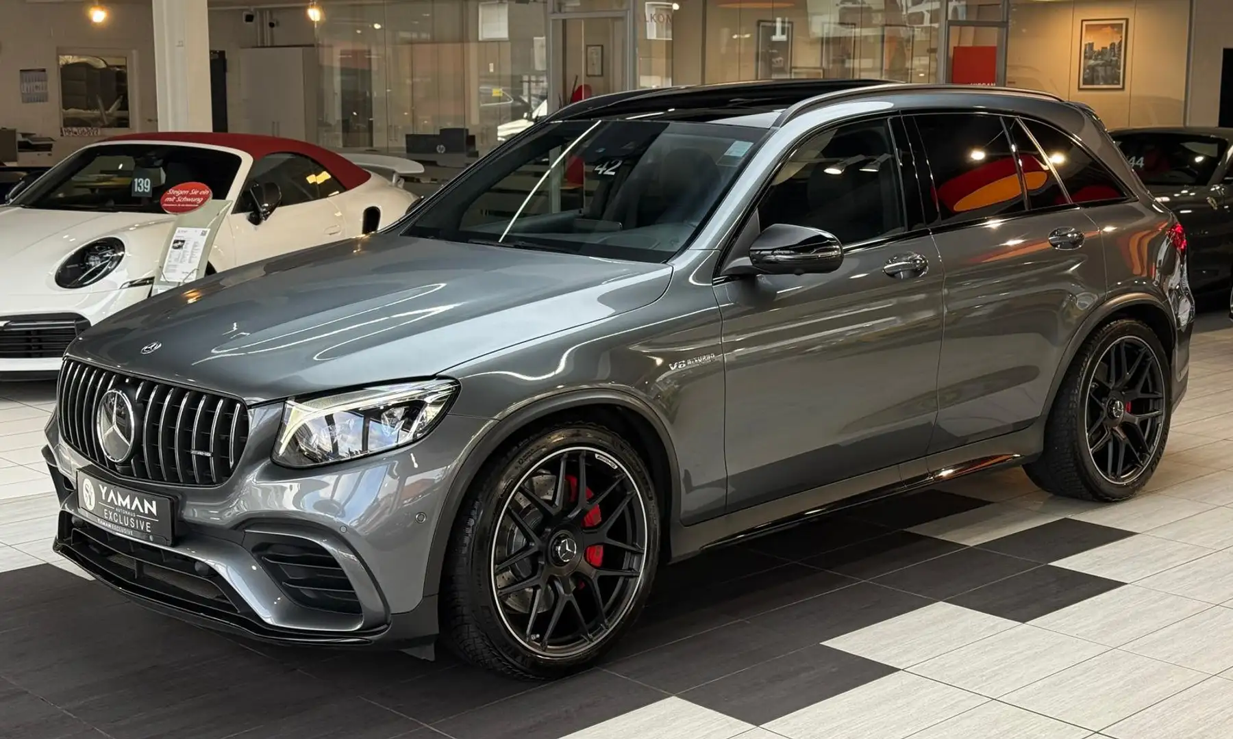 Mercedes-Benz GLC 63 AMG GLC 63 S AMG 4M*Pano*Head-Up*Perf-AGA*KeylessGO Серый - 2
