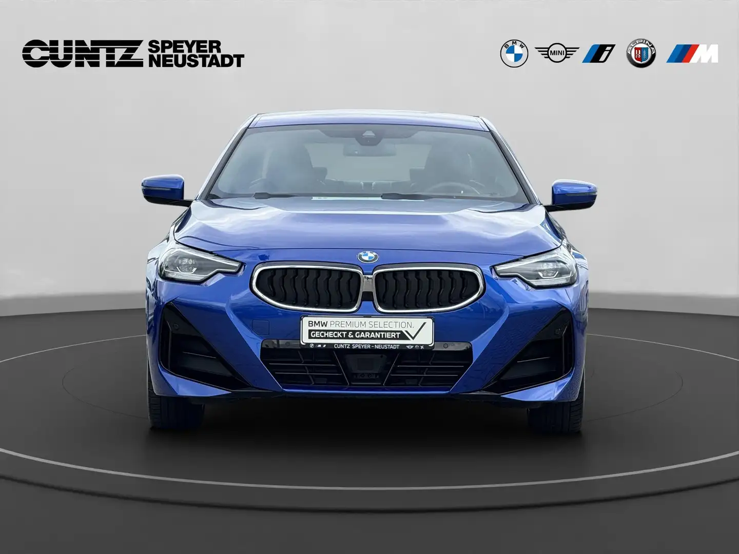 BMW 220 i Coupé M Sport Carplay Navigation Elekr. Sitze mi Blau - 2