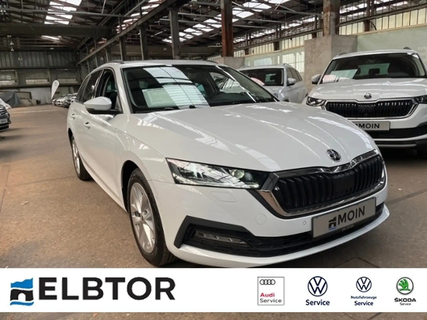 Skoda Octavia Combi 2.0 TDI Ambition DSG PDC LED NAVI Weiß - 1