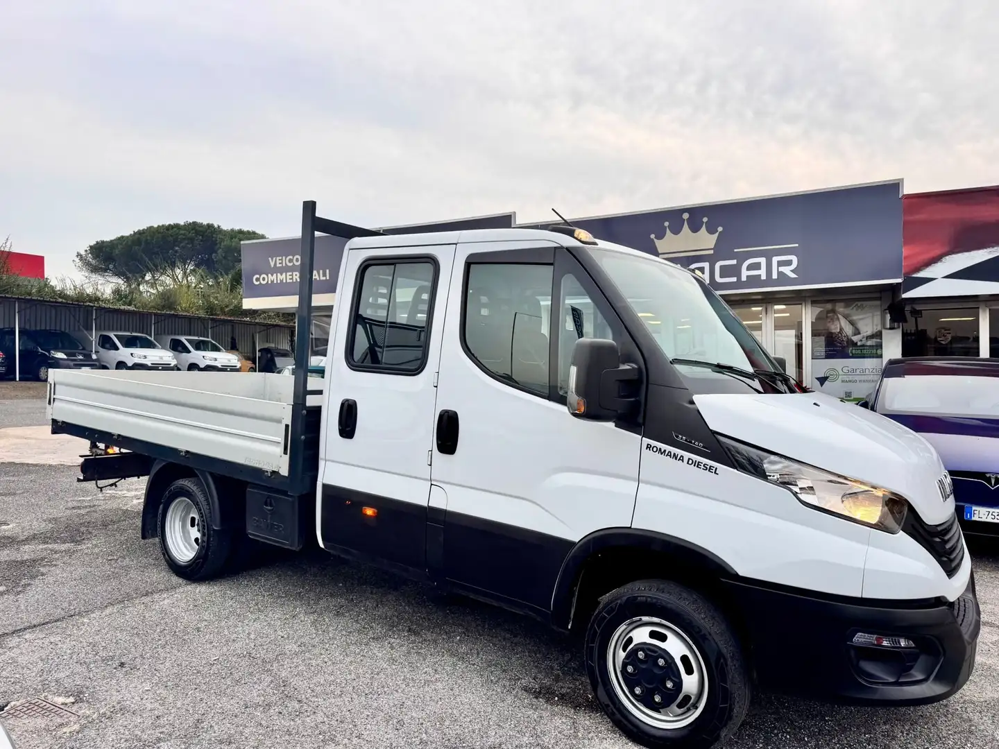 Iveco Daily 35 C14H 3450 doppia cabina 7 posti con cassone Blanc - 2