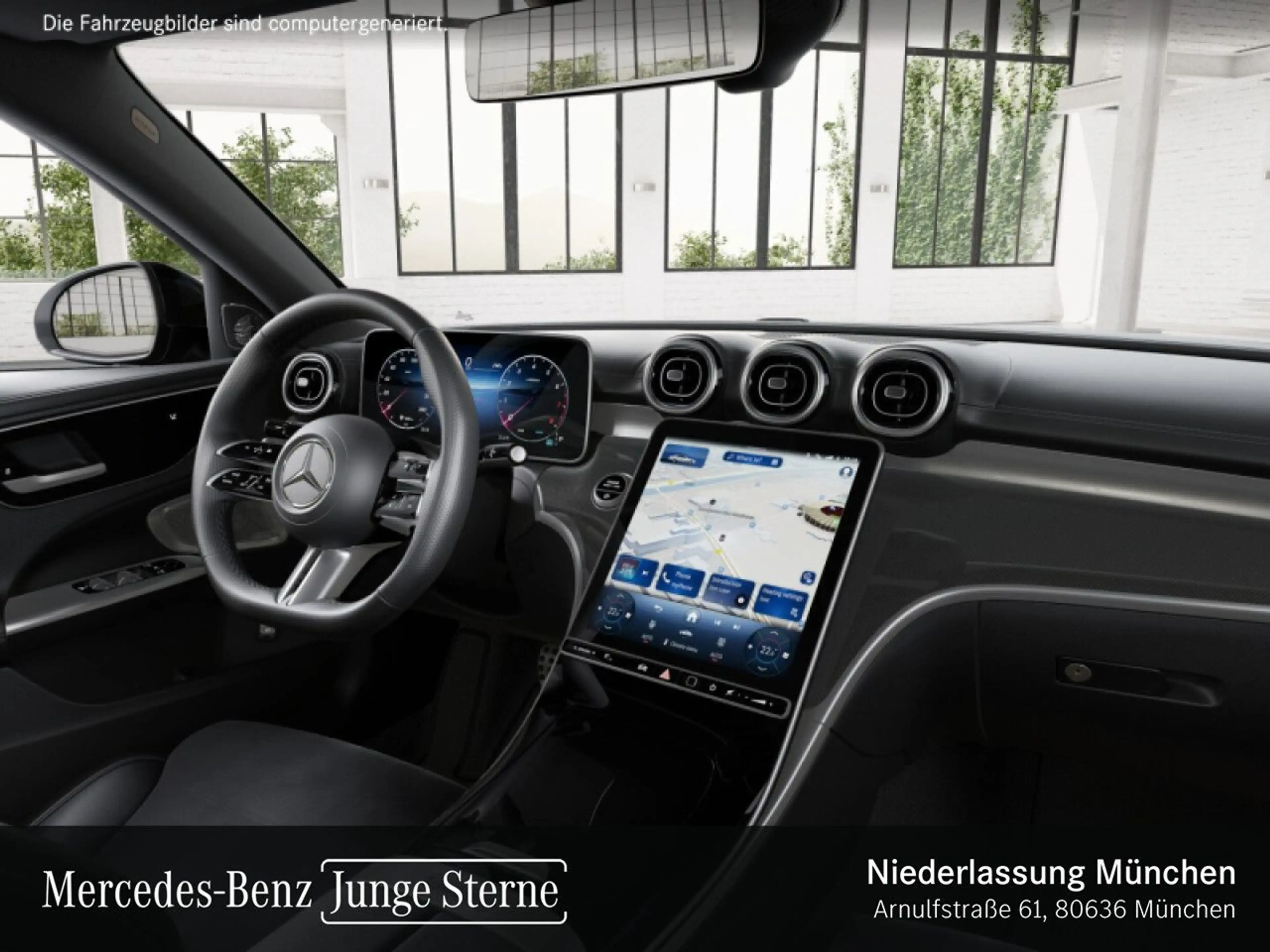 Mercedes-Benz C 180 AMG+NIGHT+PANO+LED+BURMESTER+KAMERA+19"+TOTW — photo 10