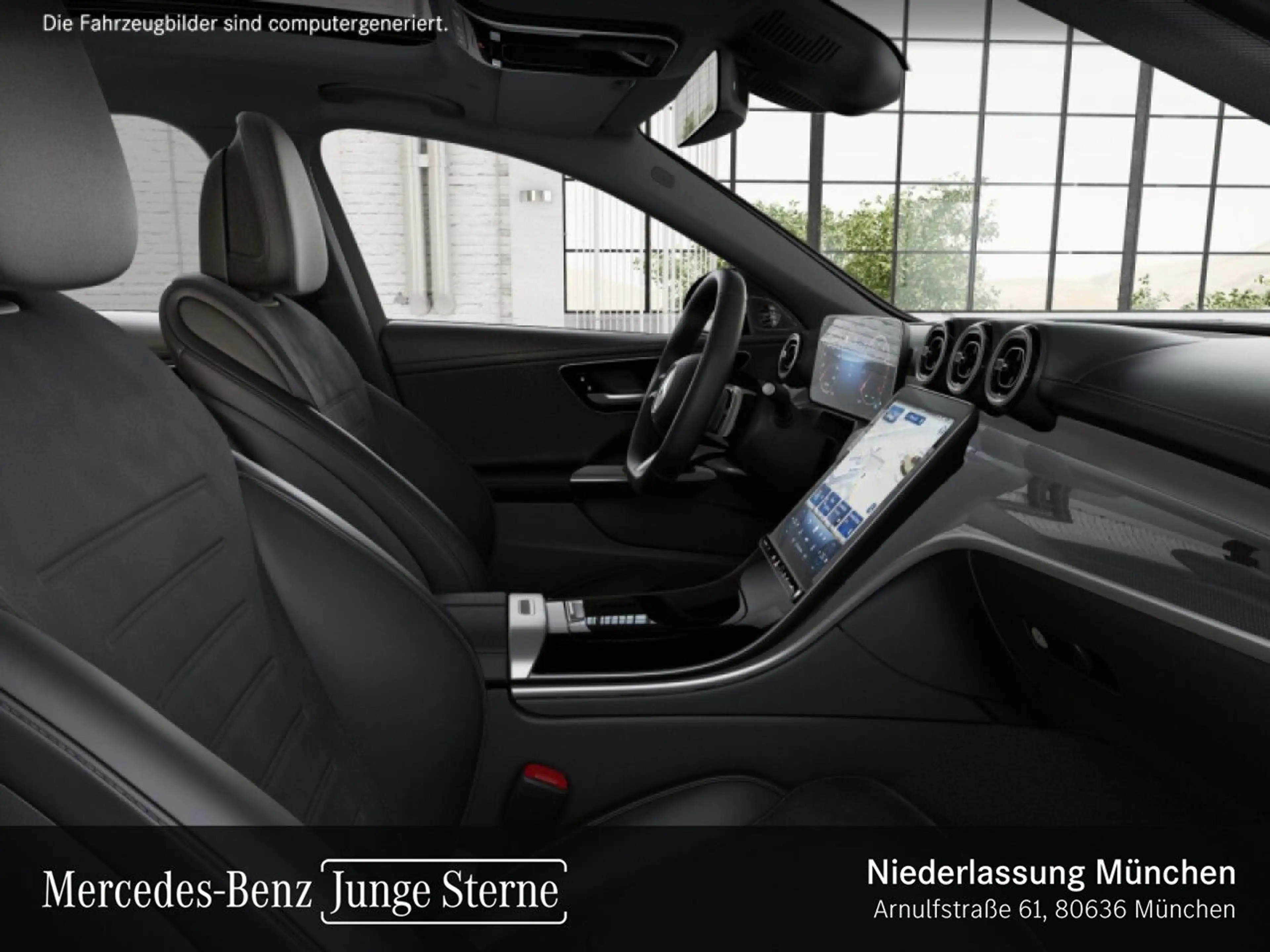 Mercedes-Benz C 180 AMG+NIGHT+PANO+LED+BURMESTER+KAMERA+19"+TOTW — photo 11