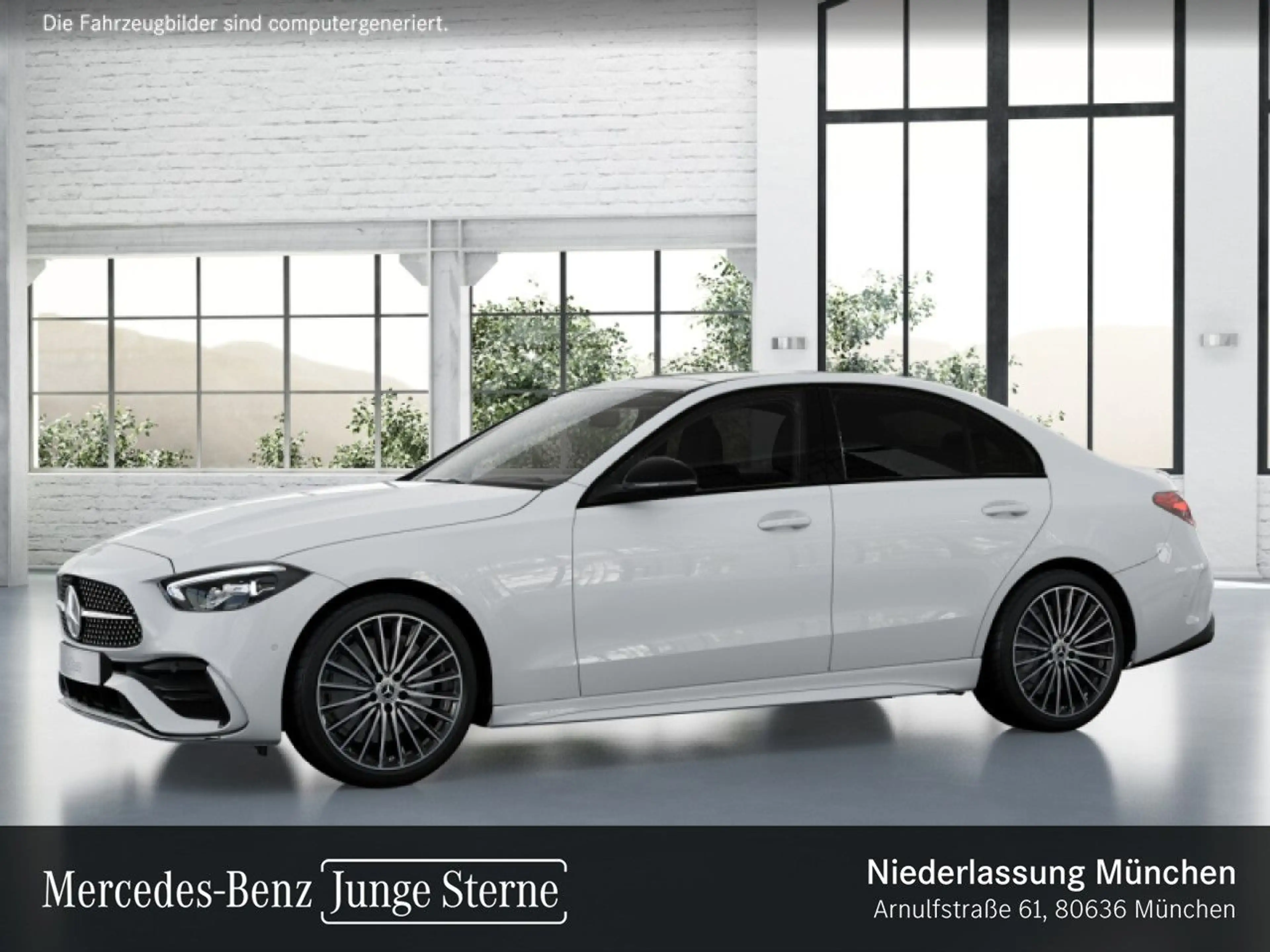 Mercedes-Benz C 180 AMG+NIGHT+PANO+LED+BURMESTER+KAMERA+19"+TOTW — photo 3