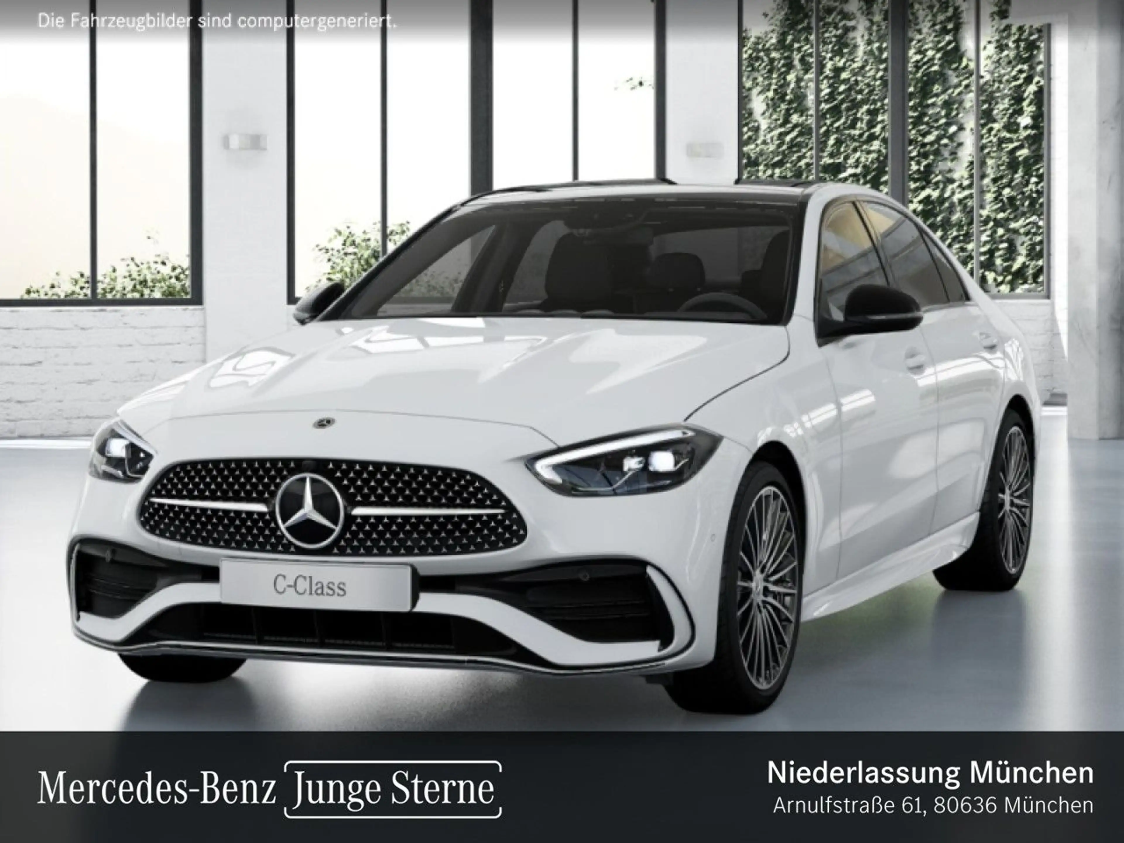 Mercedes-Benz C 180 AMG+NIGHT+PANO+LED+BURMESTER+KAMERA+19"+TOTW — photo 2