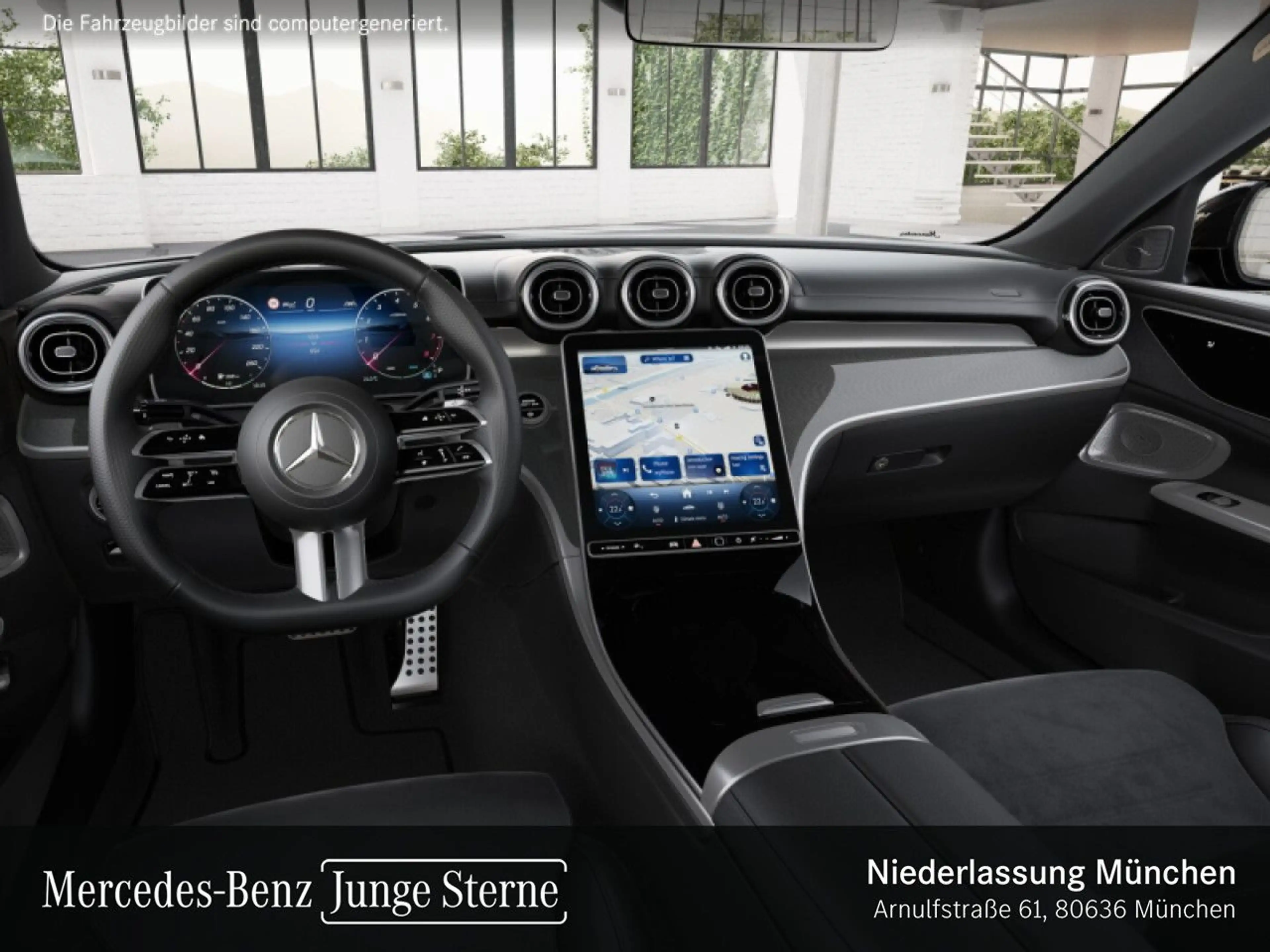 Mercedes-Benz C 180 AMG+NIGHT+PANO+LED+BURMESTER+KAMERA+19"+TOTW — photo 9