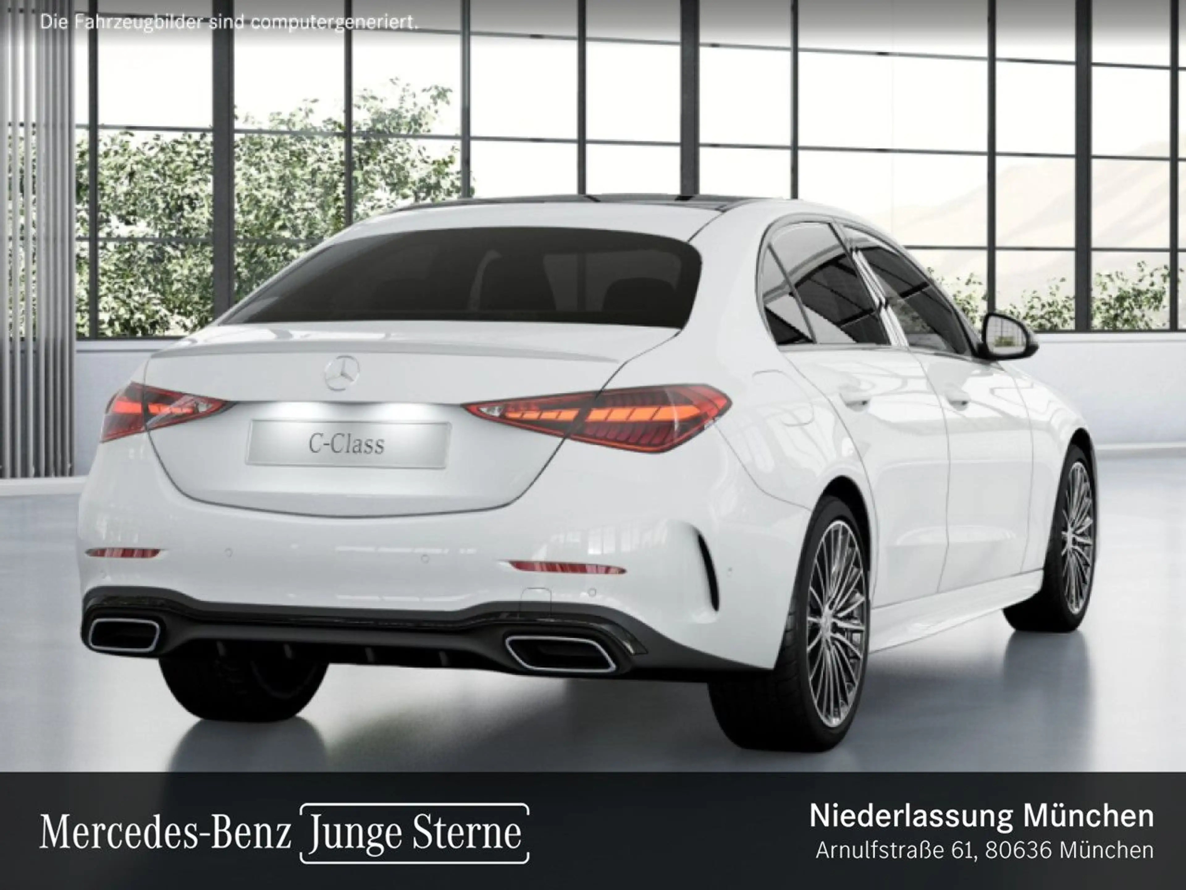Mercedes-Benz C 180 AMG+NIGHT+PANO+LED+BURMESTER+KAMERA+19"+TOTW — photo 4