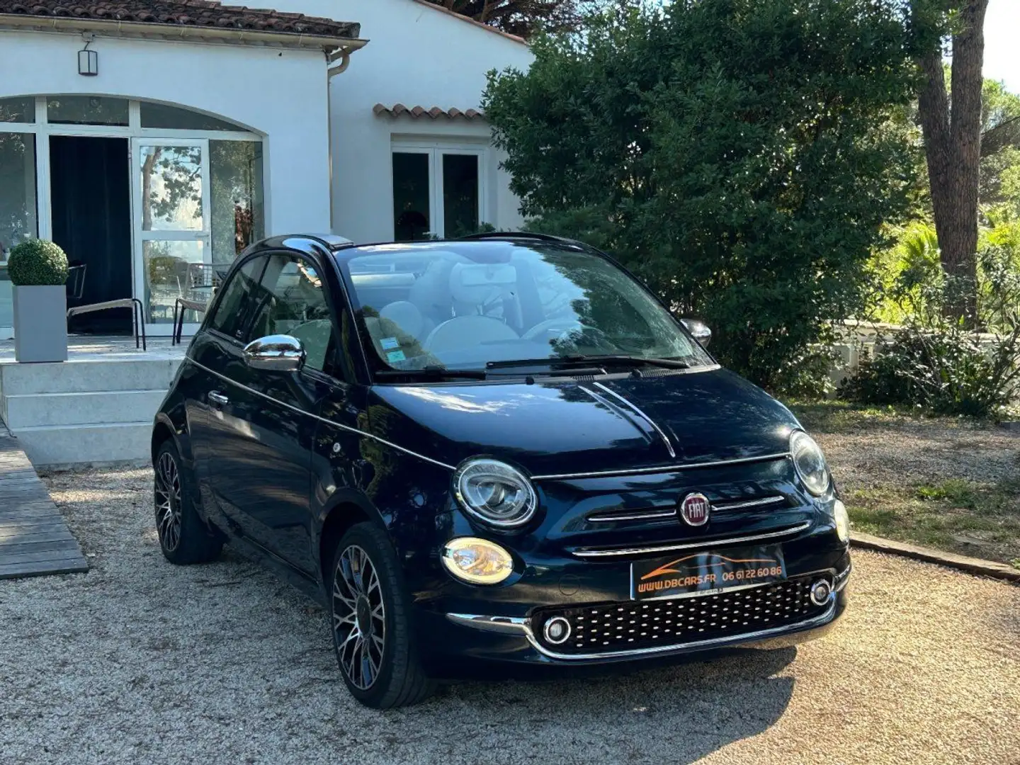 Fiat 500C SERIE 6 EURO 6D 1.2 69 ch Collezione / ORIGINE FRANCE / ENTRETIEN À JOUR Bleu - 1