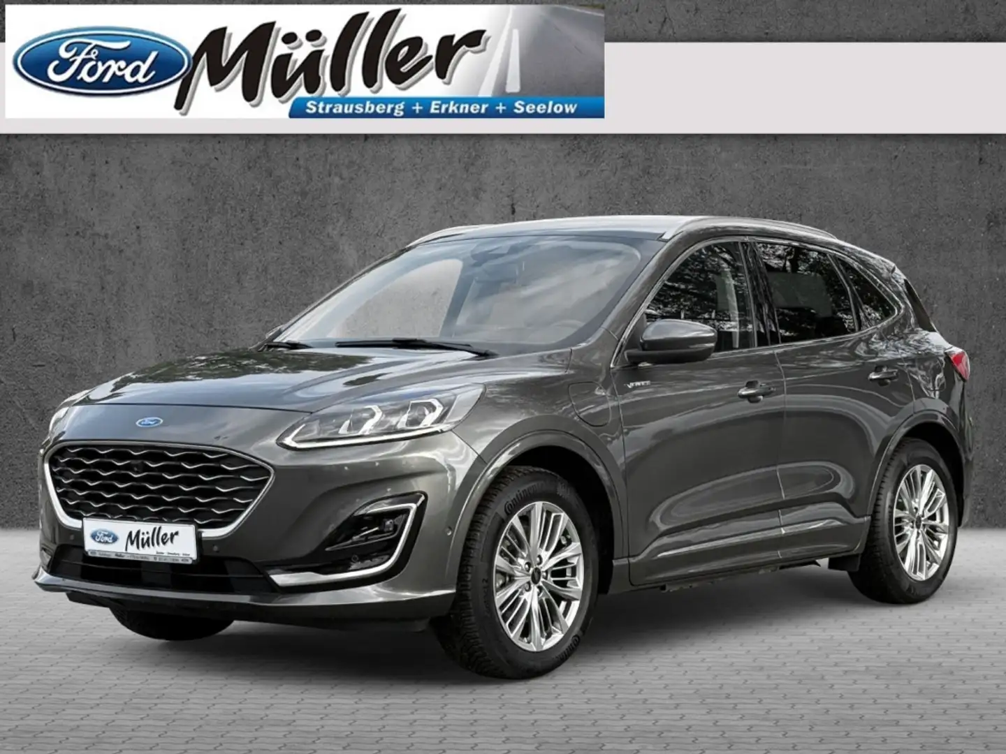 Ford Kuga Plug-In Hybrid 2.5 PHEV Vignale Gris - 1