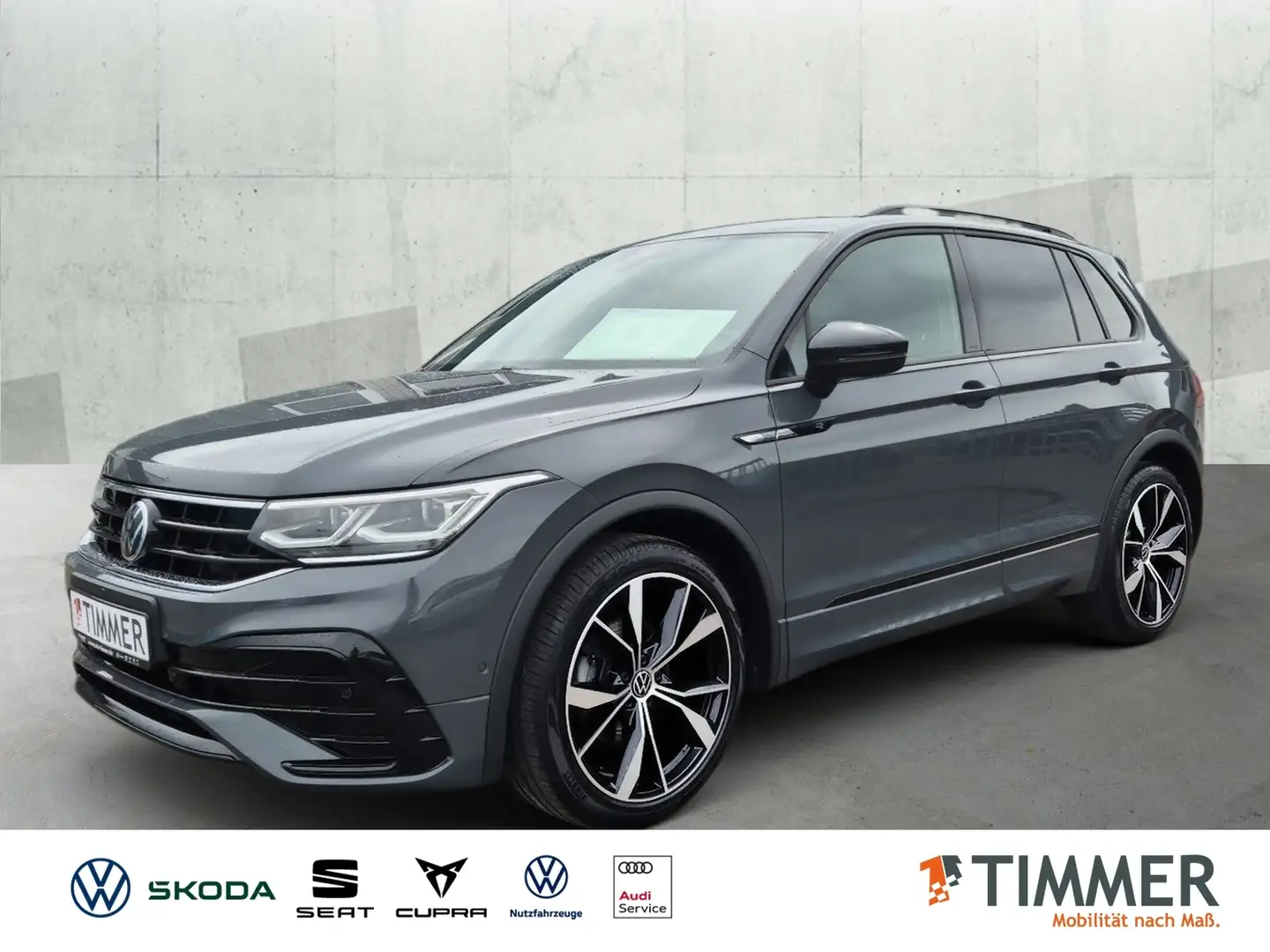 Volkswagen Tiguan 1.5 TSI DSG R-LINE BLACK STYLE *IQ.LIGHT *360° *A Grau - 1