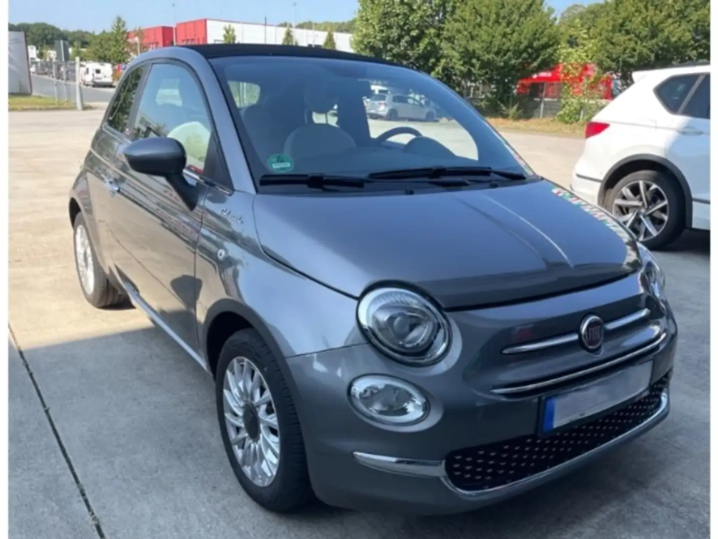 Fiat 500C DolceVita 1.0 Mild Hybrid EU6d elektron. Einparkhi Gris - 2