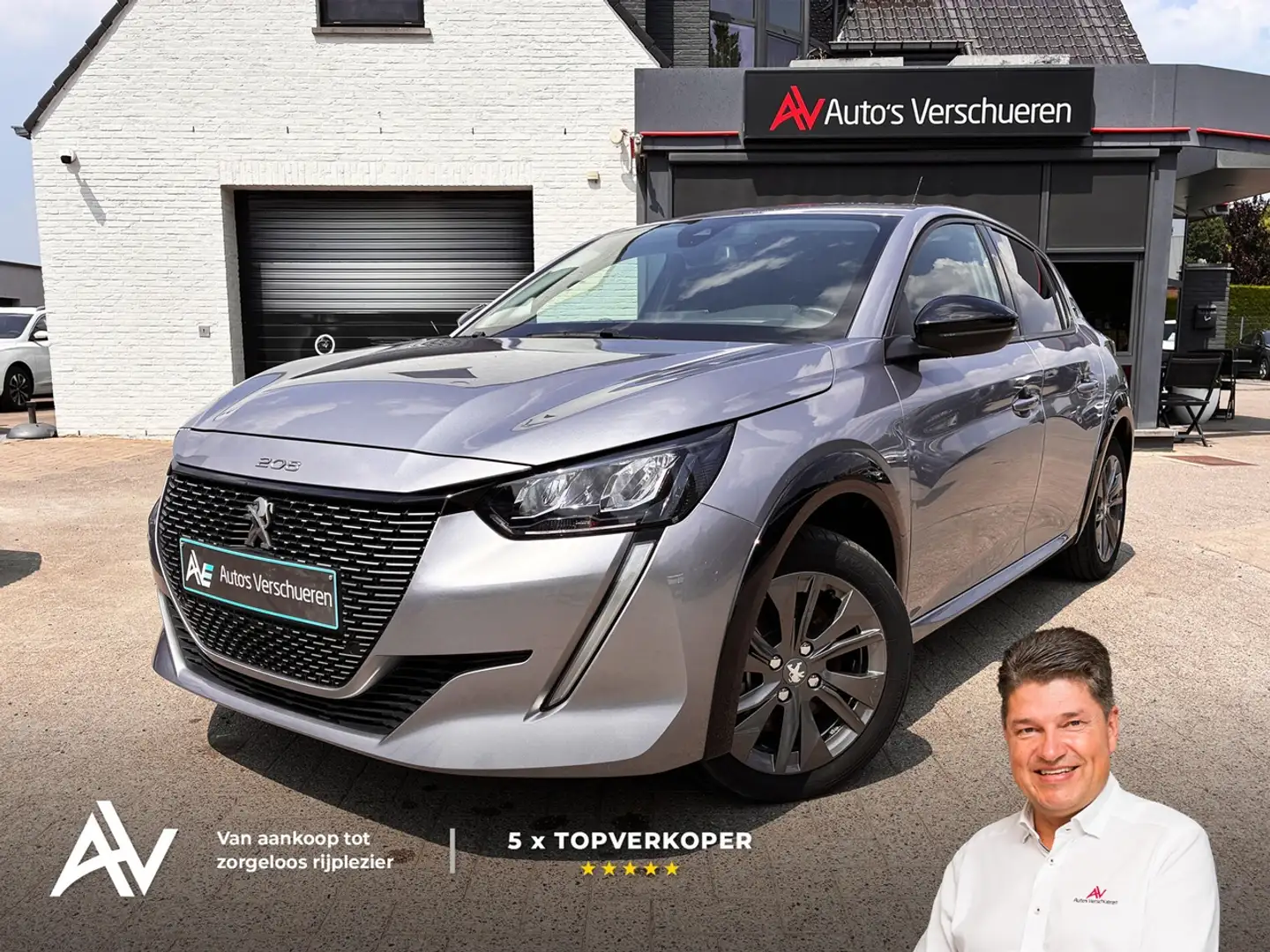 Peugeot e-208 Allure 50 kWh ** Carplay | Cruise | DAB Szary - 1